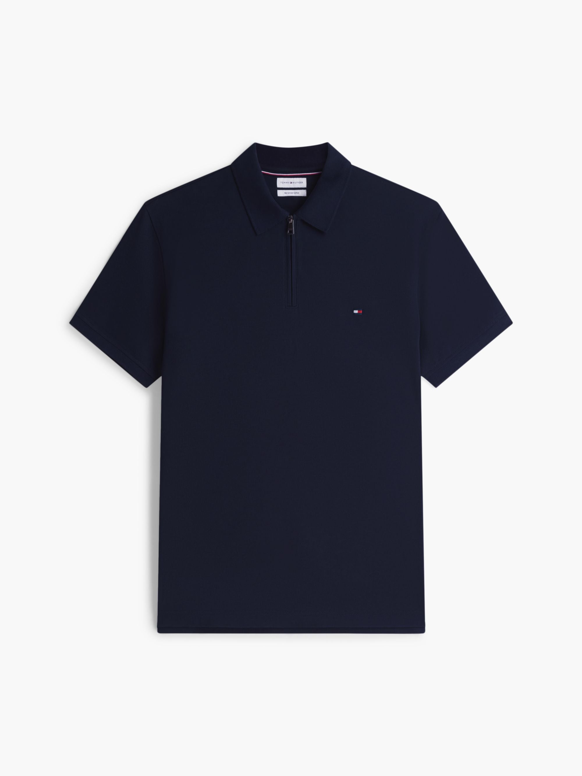 Polo Mercerised Zip Azul Marino | Tommy Hilfiger · imagen 5
