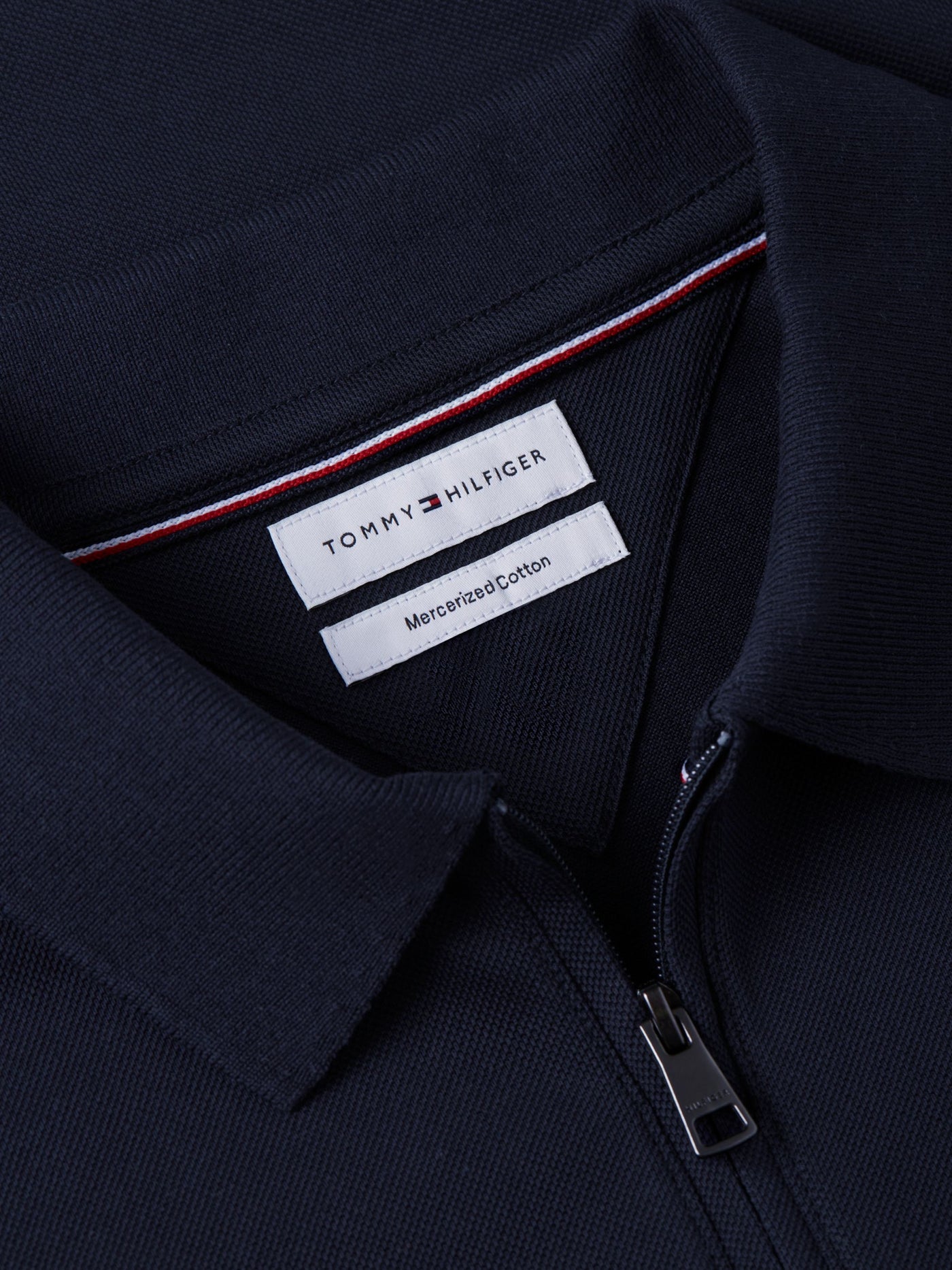 Polo Mercerised Zip Azul Marino | Tommy Hilfiger · imagen 6