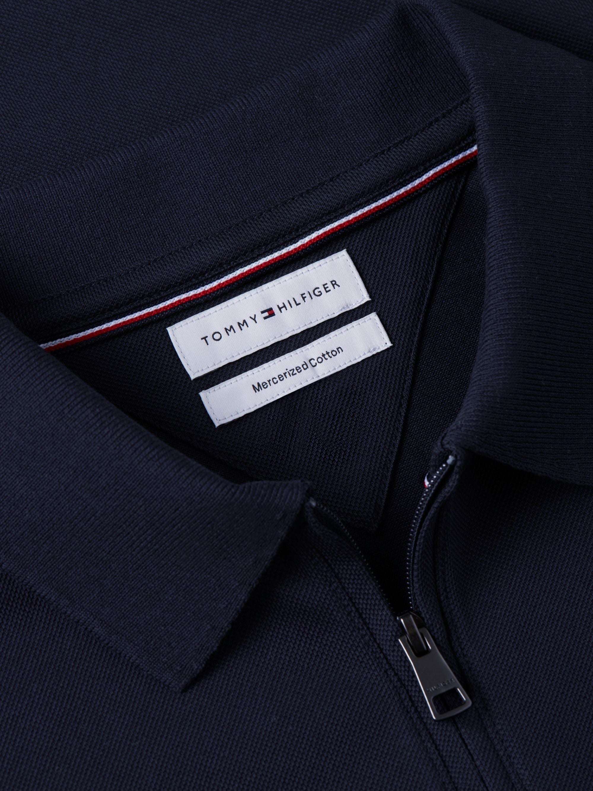 Polo Mercerised Zip Azul Marino | Tommy Hilfiger · imagen 6