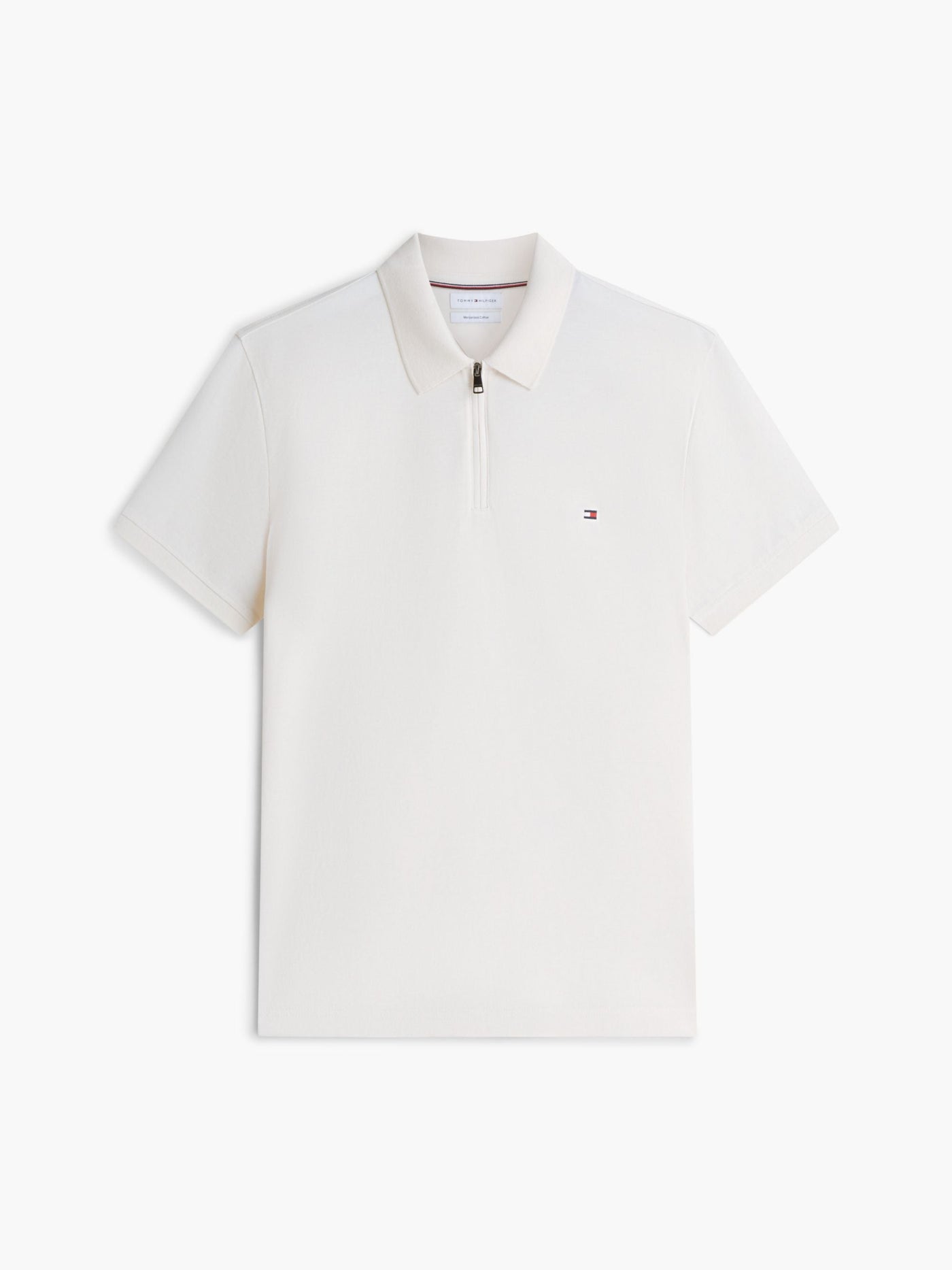 Polo Mercerised Zip Crema | Tommy Hilfiger · imagen 1