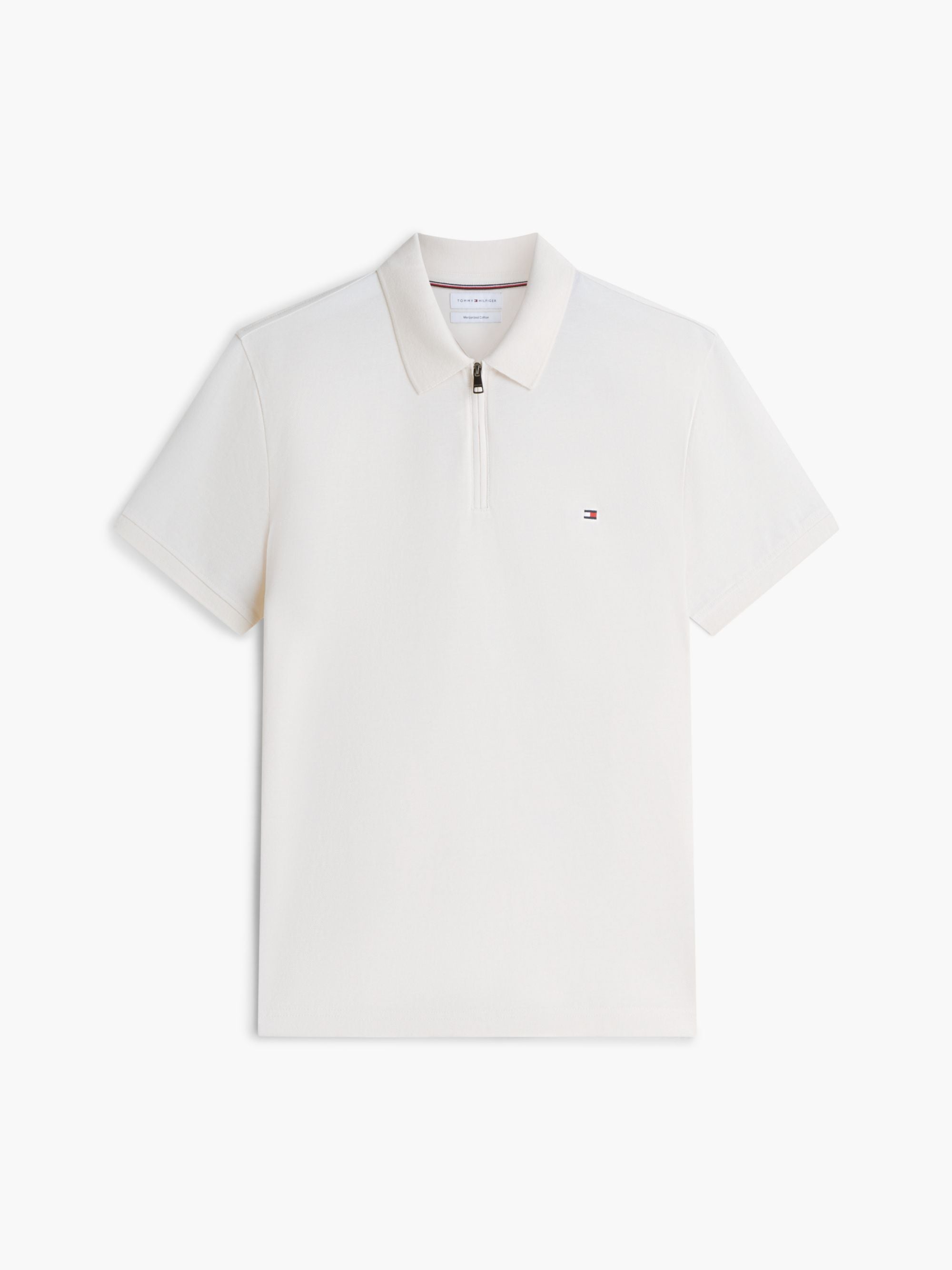 Polo Mercerised Zip Crema | Tommy Hilfiger · imagen 1