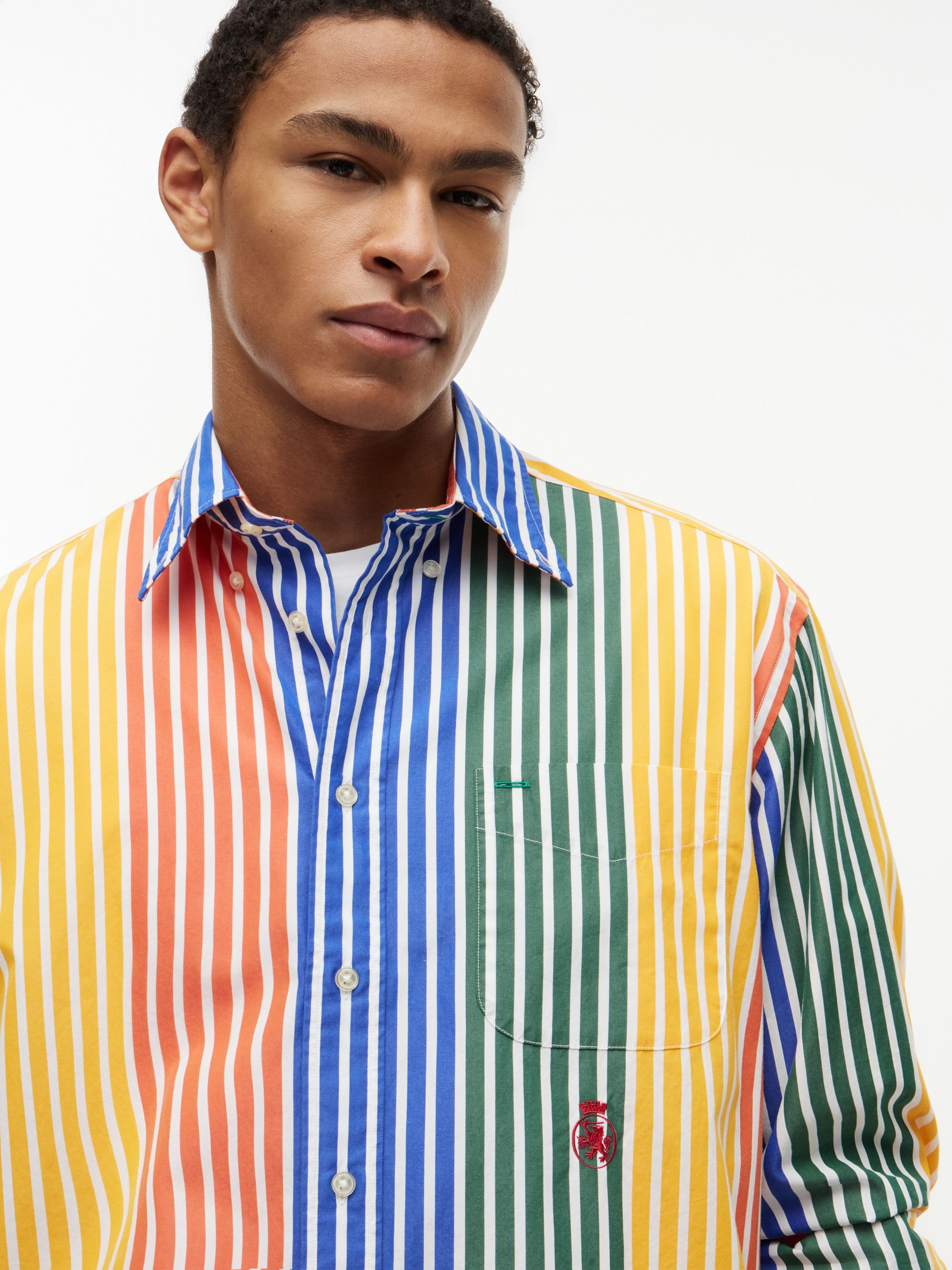 Camisa Prep Icon Stripe Naranja | Tommy Hilfiger · imagen 3