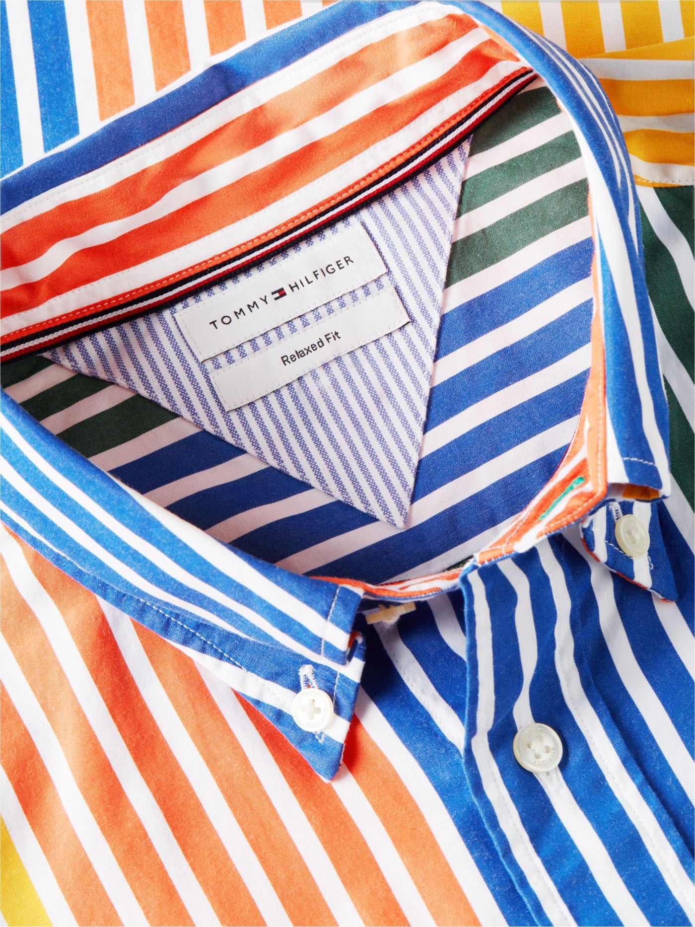 Camisa Prep Icon Stripe Naranja | Tommy Hilfiger · imagen 6