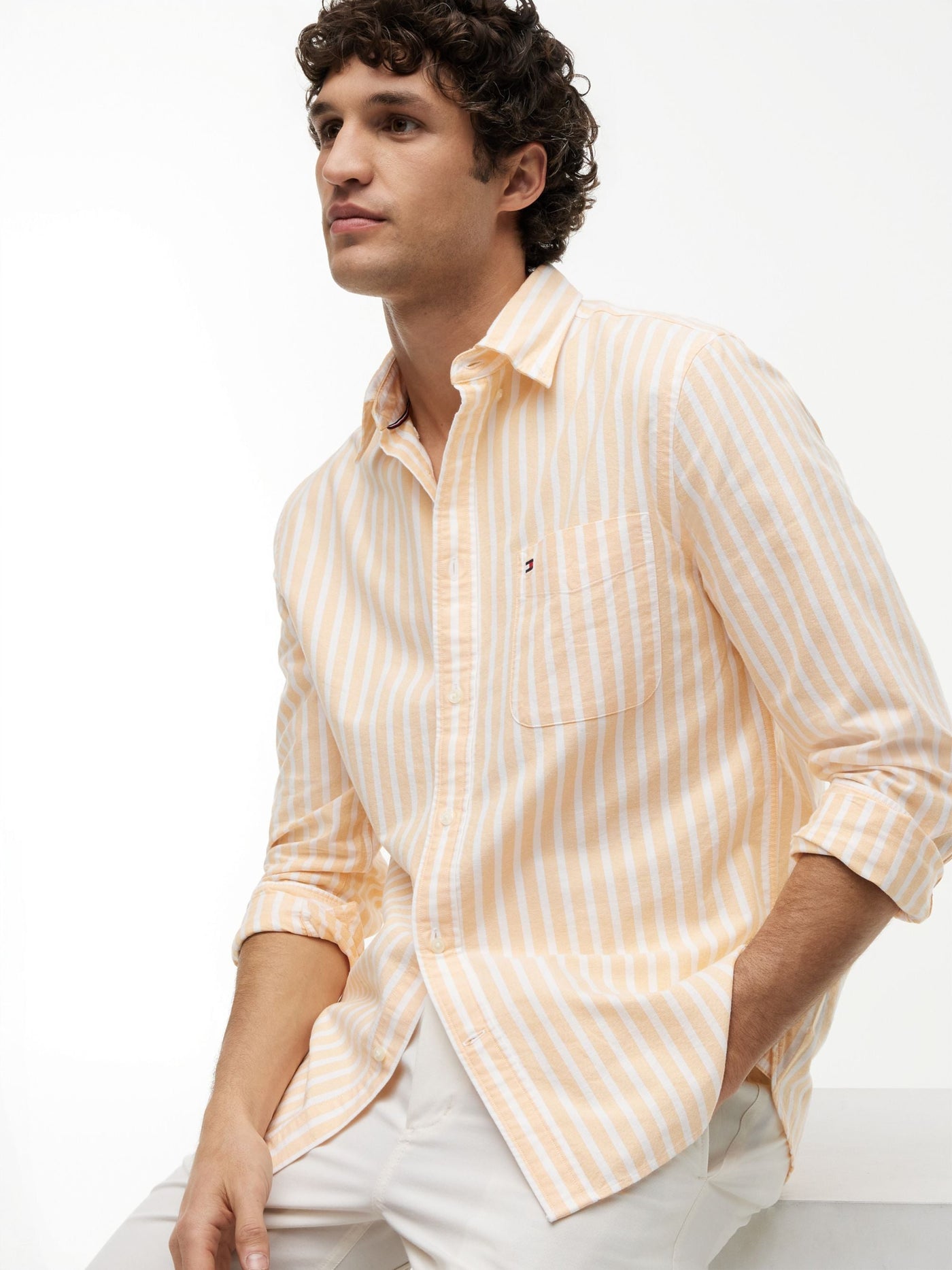 Camisa Heritage Oxford Naranja | Tommy Hilfiger · imagen 3