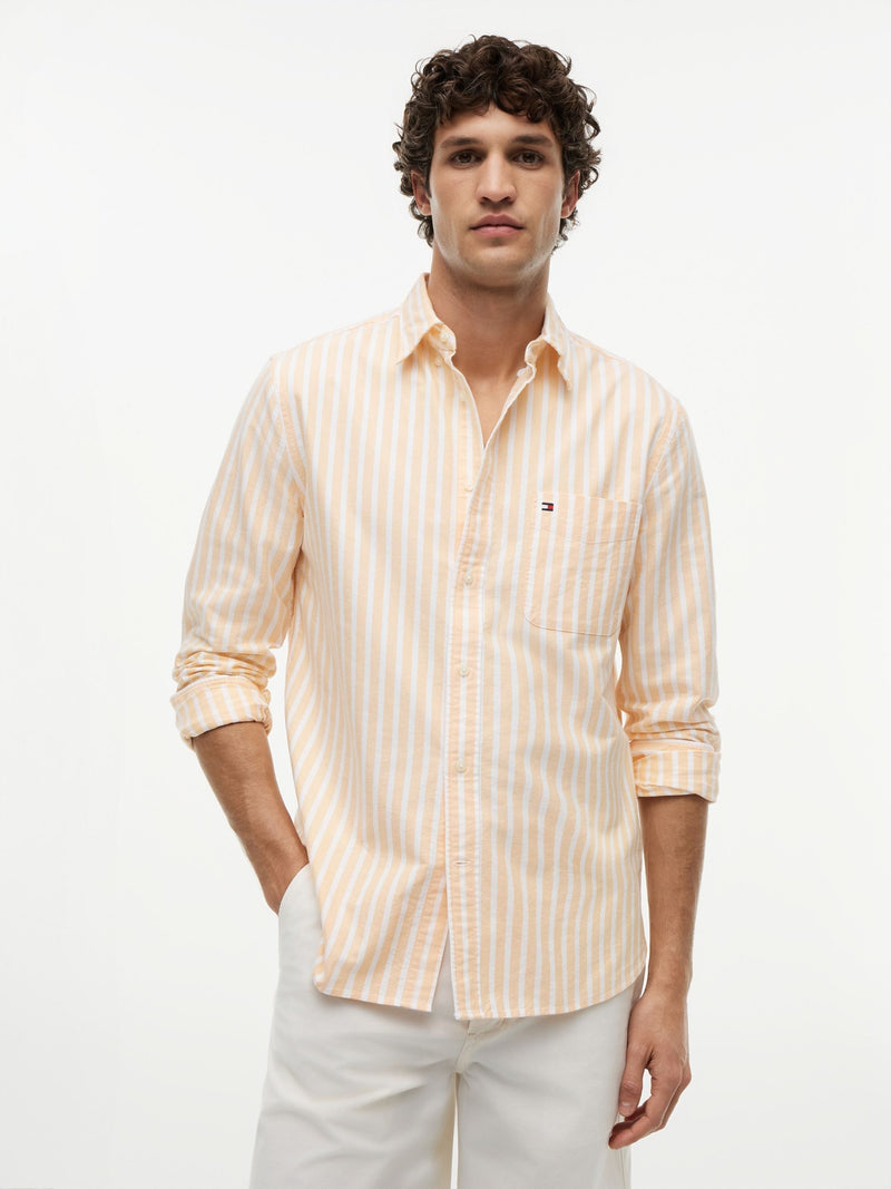 Camisa Heritage Oxford Naranja | Tommy Hilfiger