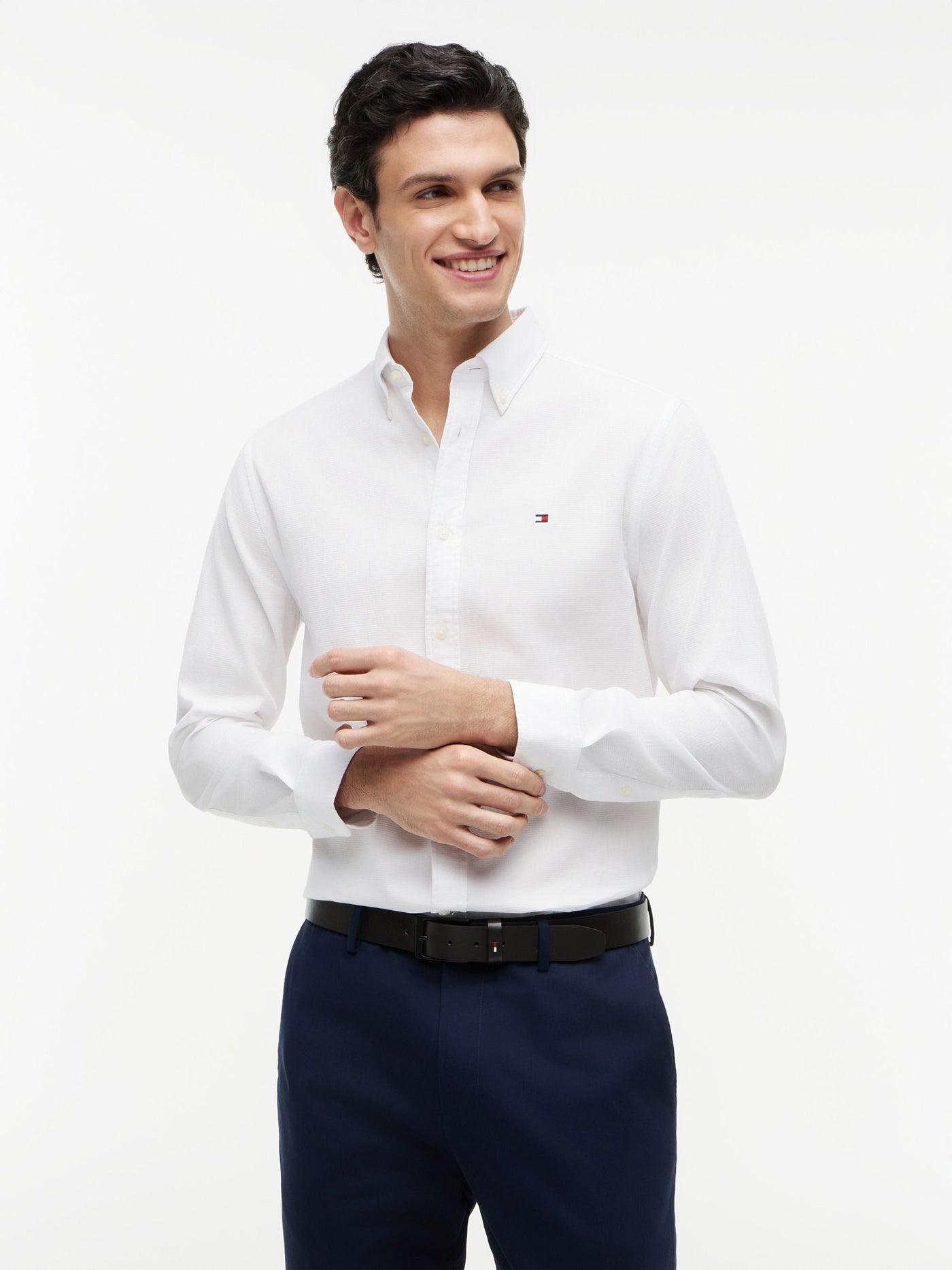 Camisa Flex Dobby Blanco | Tommy Hilfiger · imagen 1