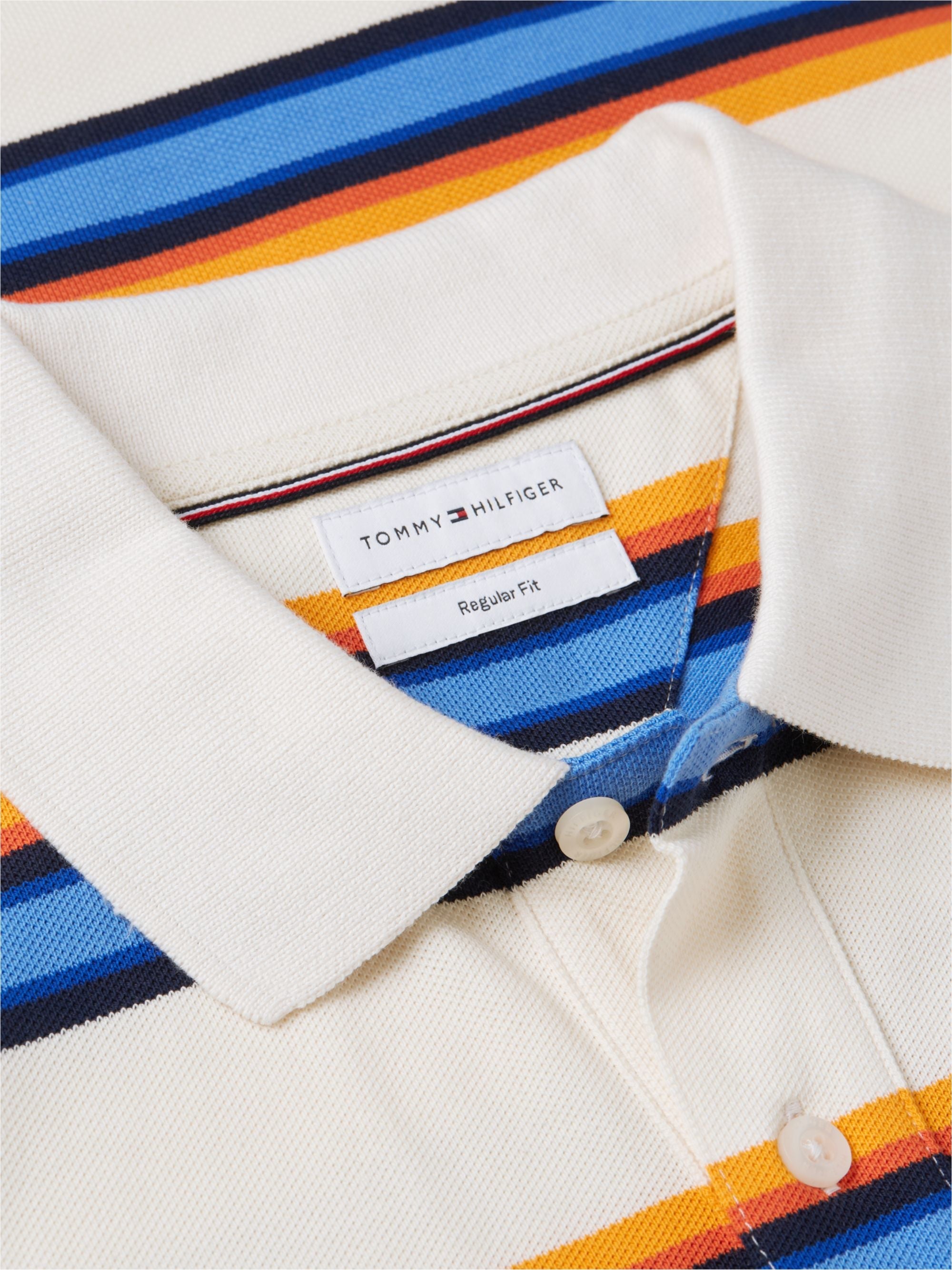 Polo Roadmap Stripe Crema | Tommy Hilfiger · imagen 6