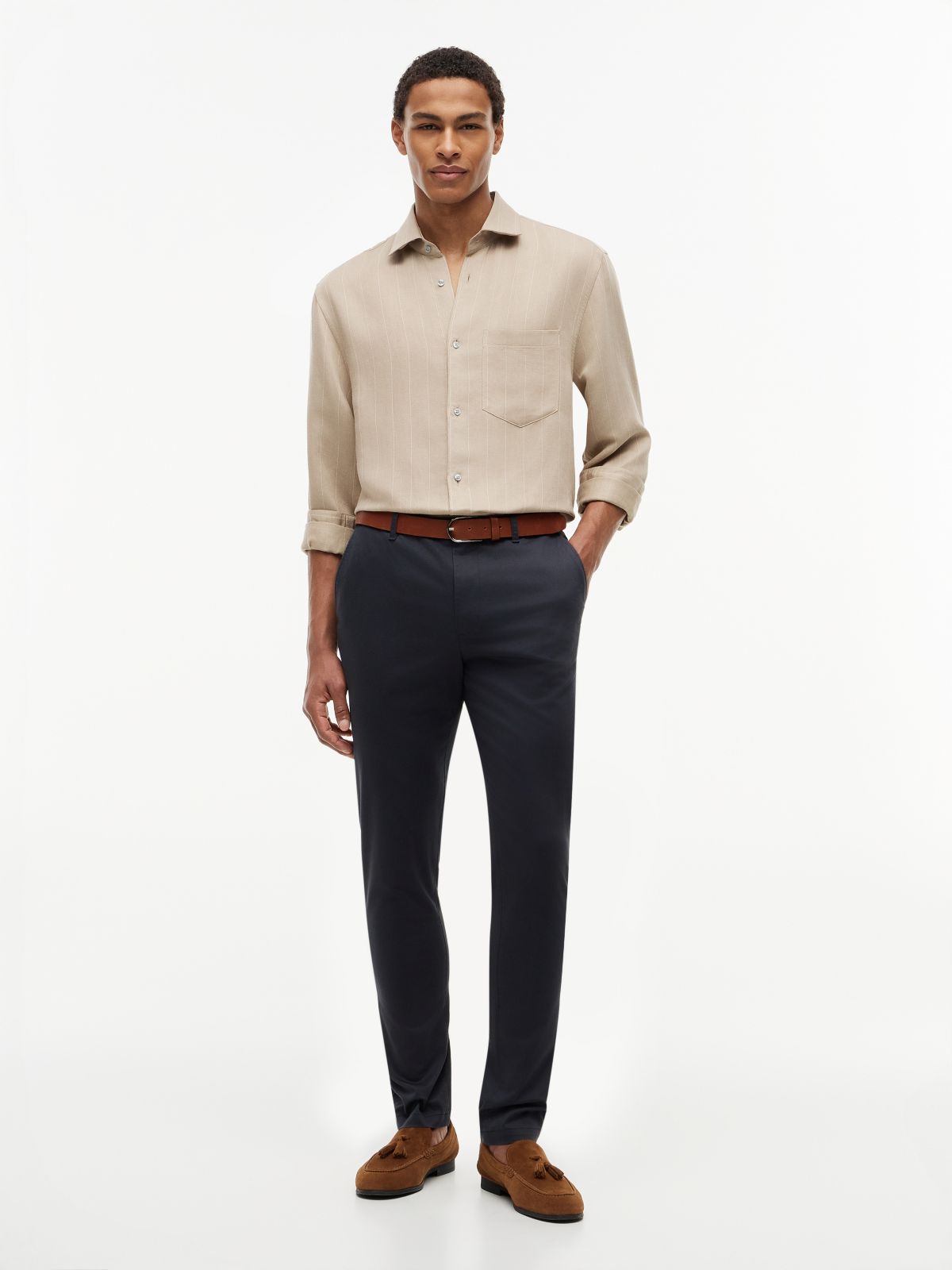Pantalón Bleecker Printed Structure Azul Marino | Tommy Hilfiger · imagen 2