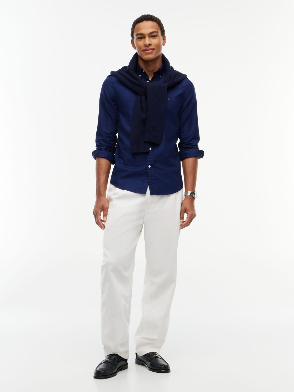 Camisa Flex Dobby Azul Carbón | Tommy Hilfiger · imagen 2