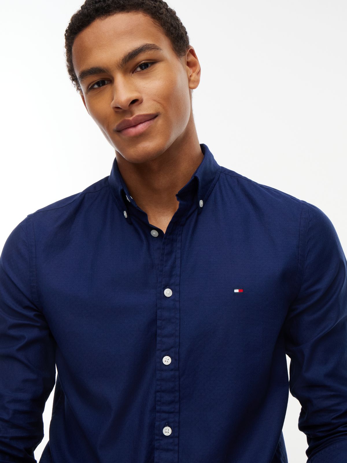 Camisa Flex Dobby Azul Carbón | Tommy Hilfiger · imagen 3