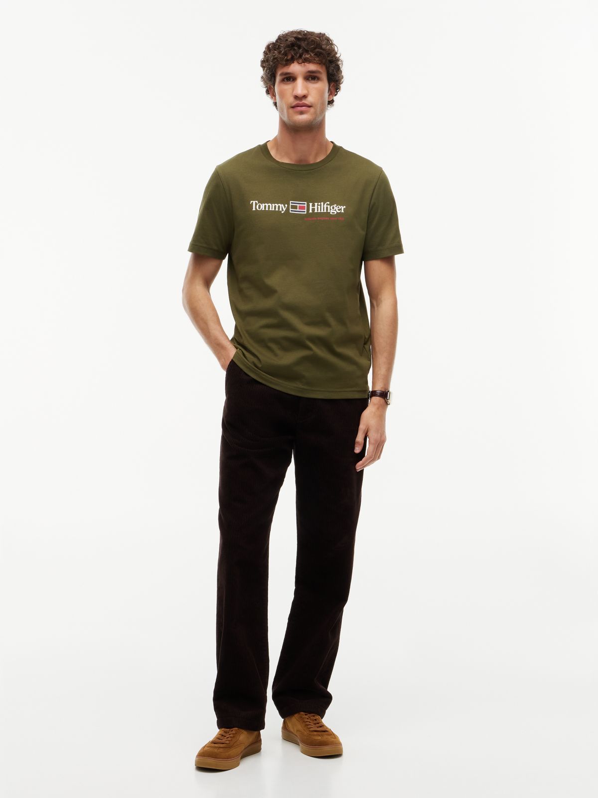 Camiseta Brand Love Graphic Verde Caza | Tommy Hilfiger · imagen 2