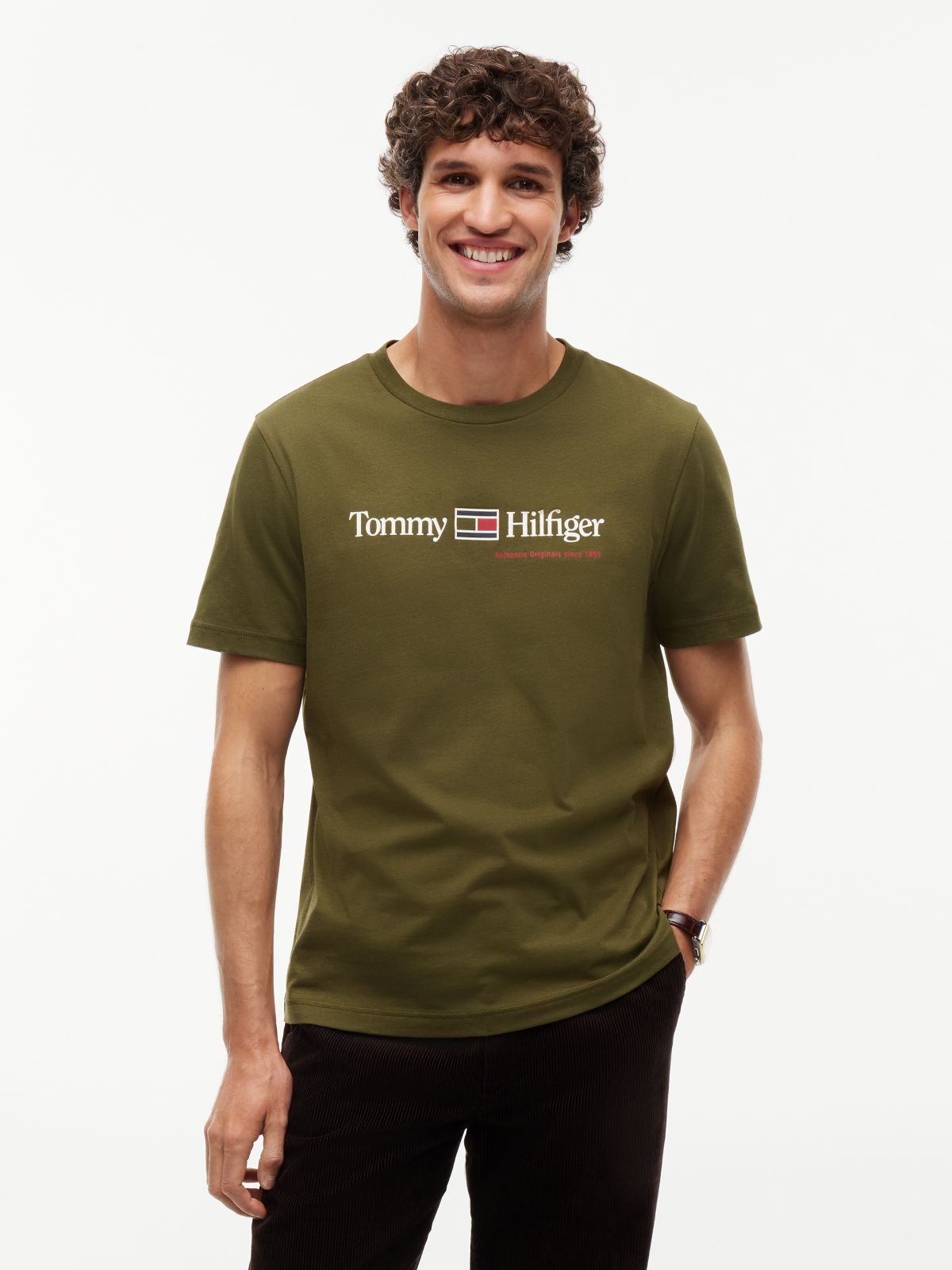 Camiseta Brand Love Graphic Verde Caza | Tommy Hilfiger · imagen 1