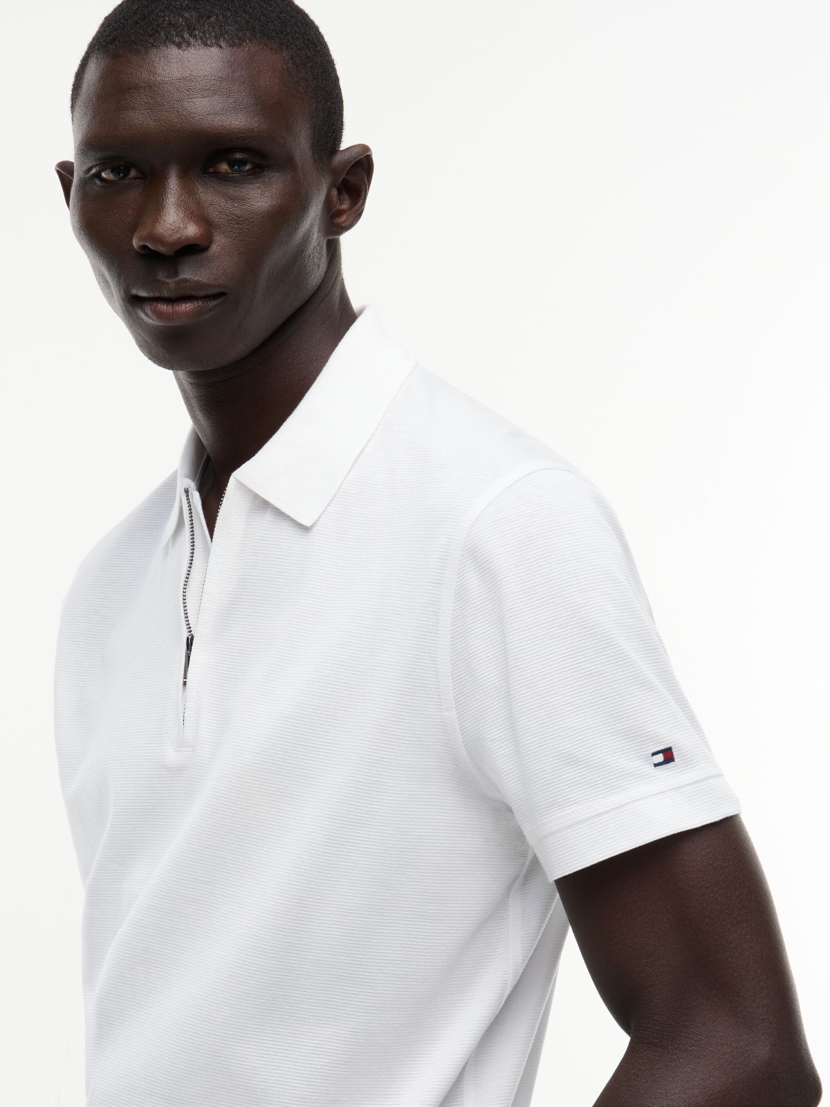 Polo NY Performance Zip Blanco | Tommy Hilfiger · imagen 3