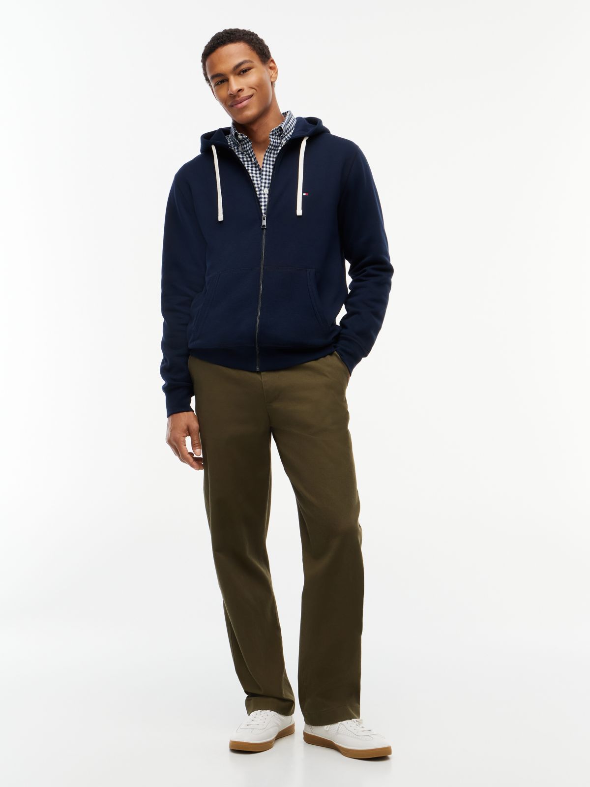 Sudadera Essential Fleece Capucha Zip Azul Marino | Tommy Hilfiger · imagen 2