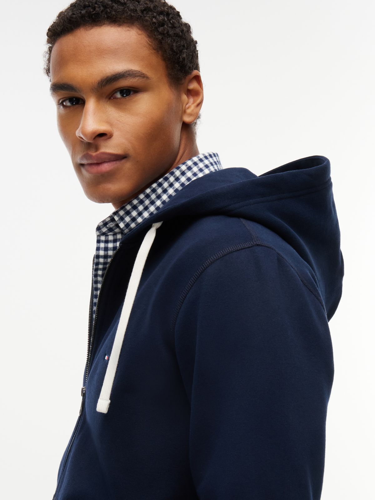 Sudadera Essential Fleece Capucha Zip Azul Marino | Tommy Hilfiger · imagen 3