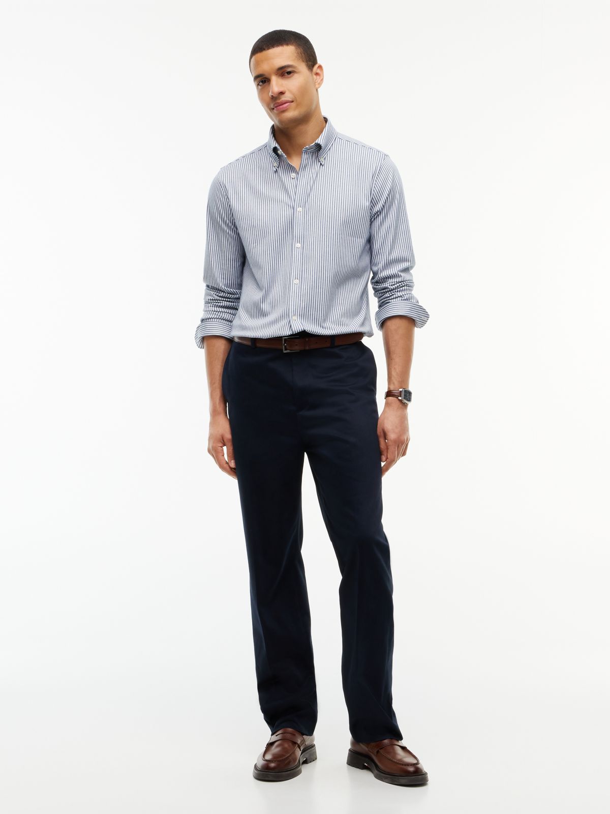 Camisa Performance Oxford Stretch Azul Carbón | Tommy Hilfiger · imagen 2
