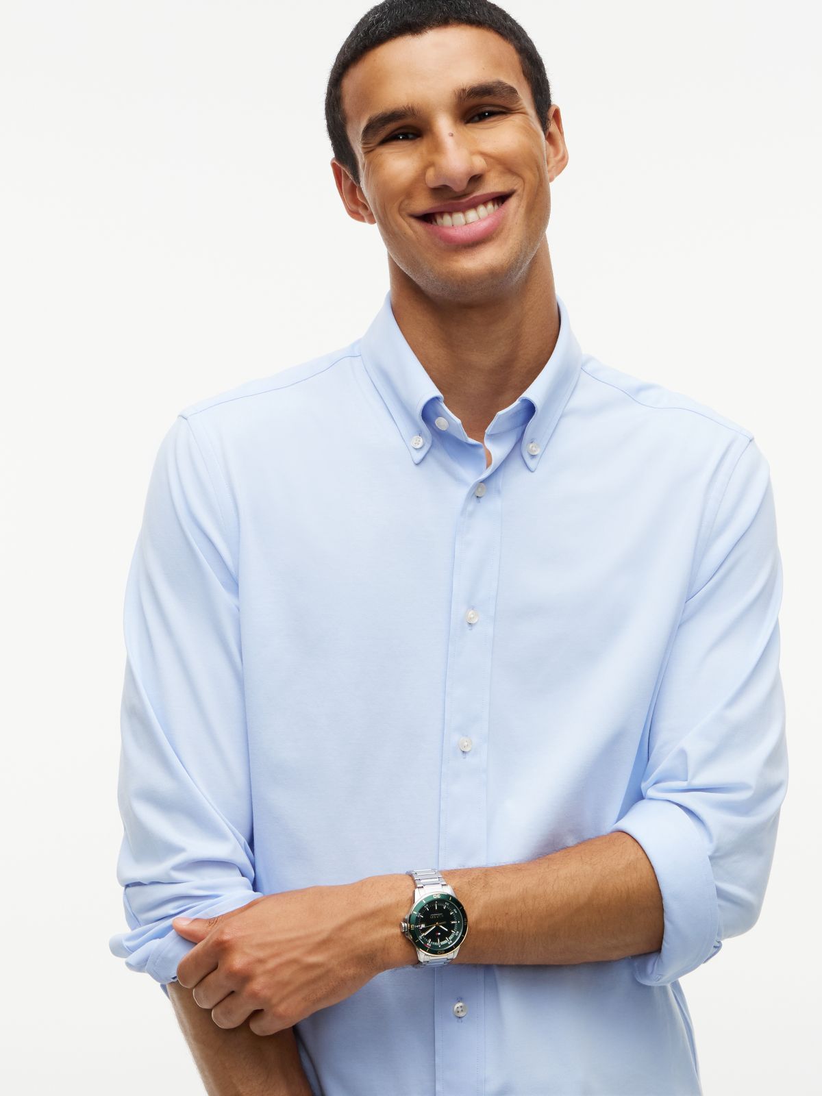 Camisa Performance Interlock Azul Claro | Tommy Hilfiger · imagen 3