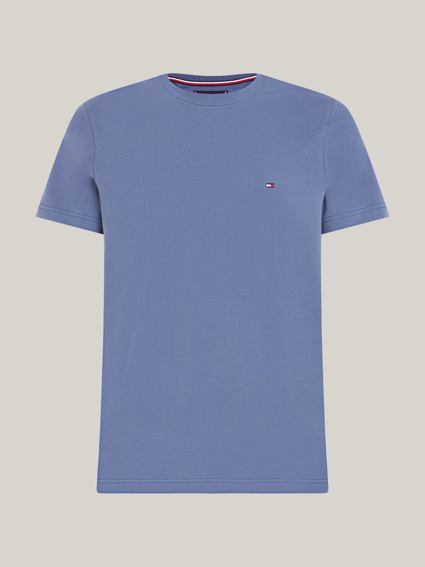 Camisetas Tommy Hilfiger Hombre Stretch Slim Fit Tee · Azul marino · imagen 5