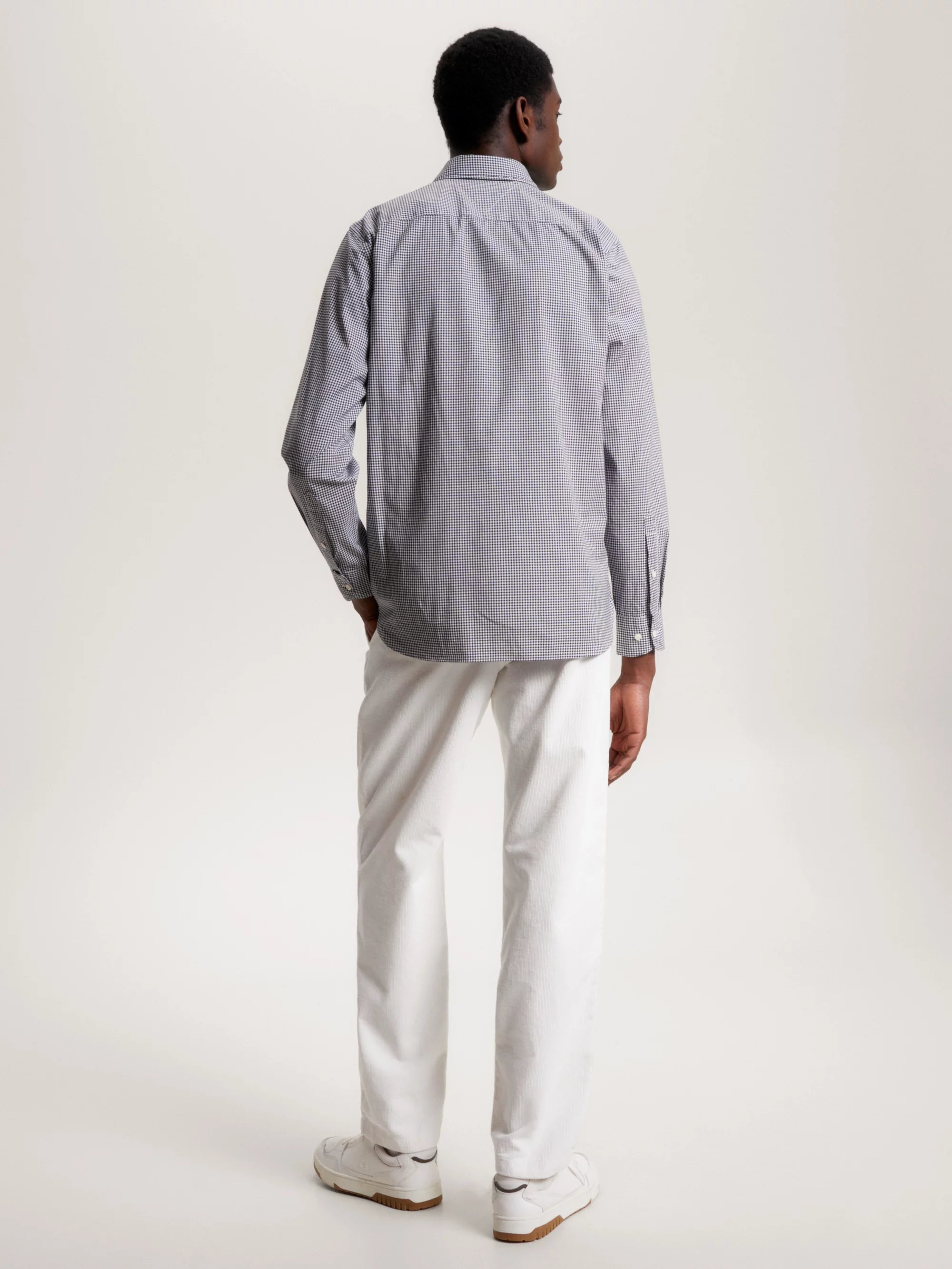 Camisas Tommy Hilfiger Hombre Nat. Soft Flex Gingham Rf Shirt · ref. camisas v2 · imagen 4