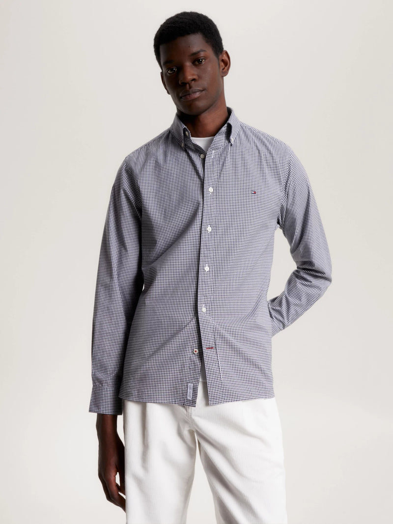 Camisas Tommy Hilfiger Hombre Nat. Soft Flex Gingham Rf Shirt · ref. camisas v2