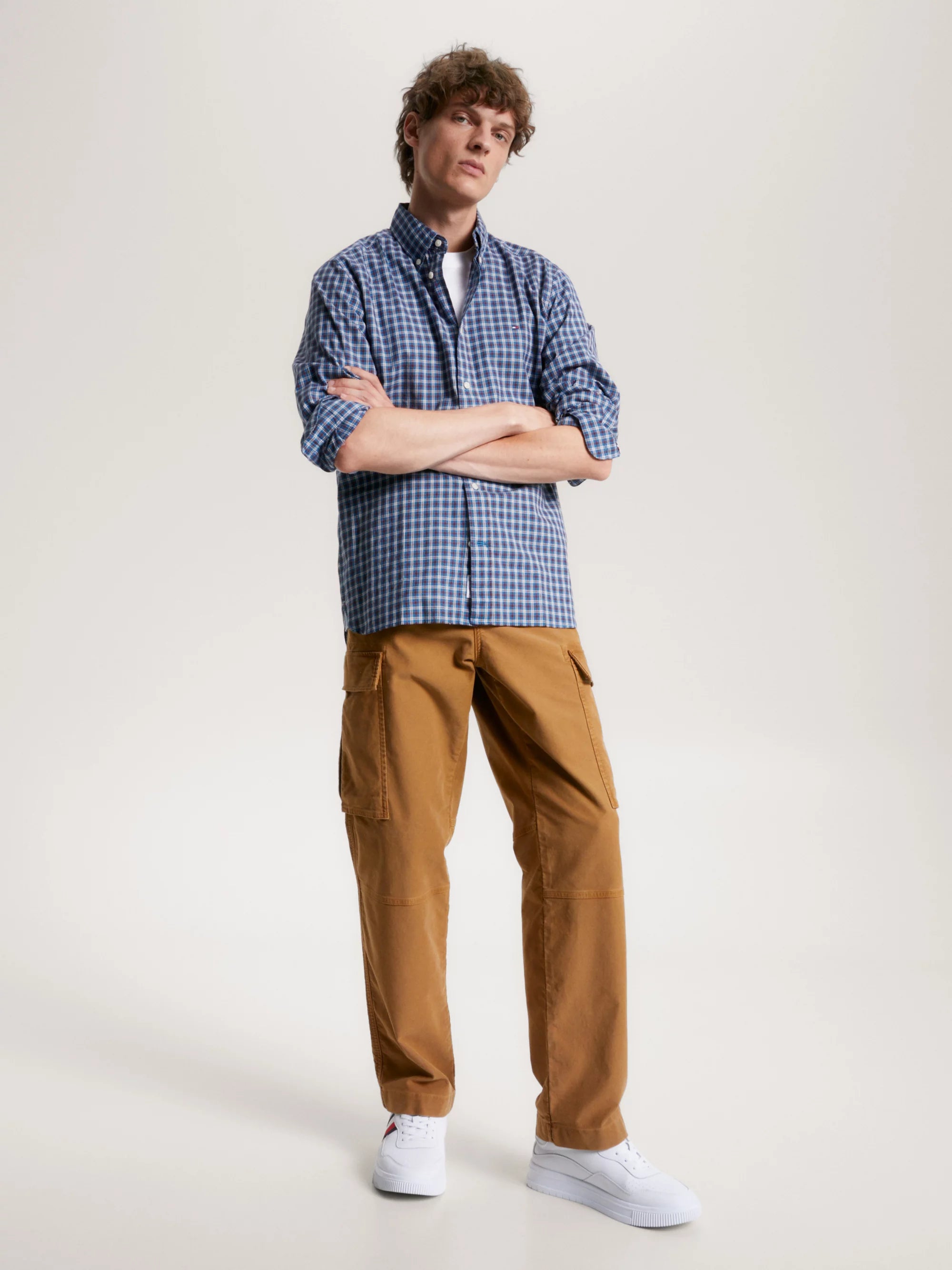 Tommy Hilfiger Camisa Nat. Soft Flex Mini Tartan Rf · Azul marino Azul · imagen 4