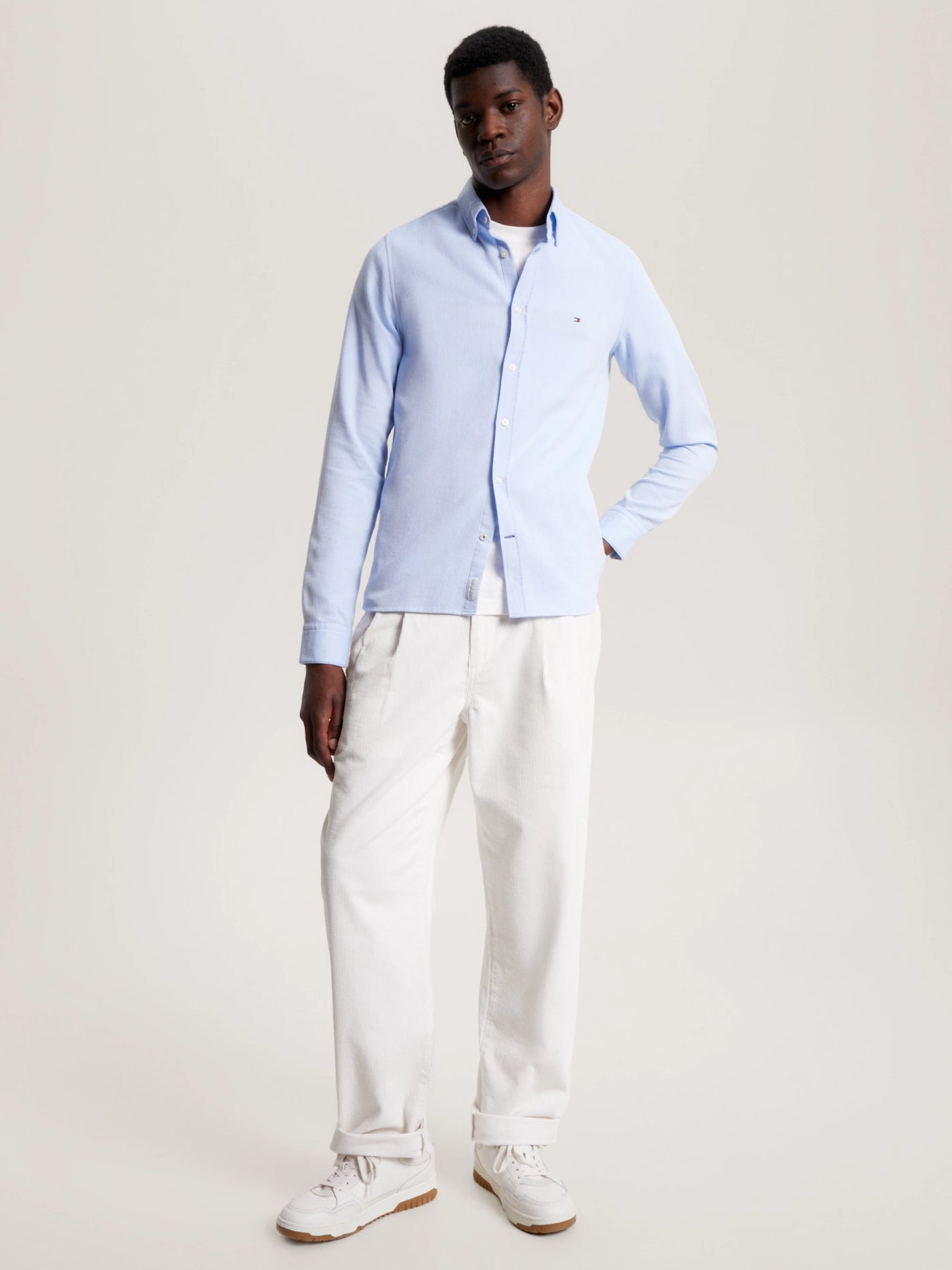 Camisas Tommy Hilfiger Hombre Brushed Dobby Sf Shirt · imagen 2