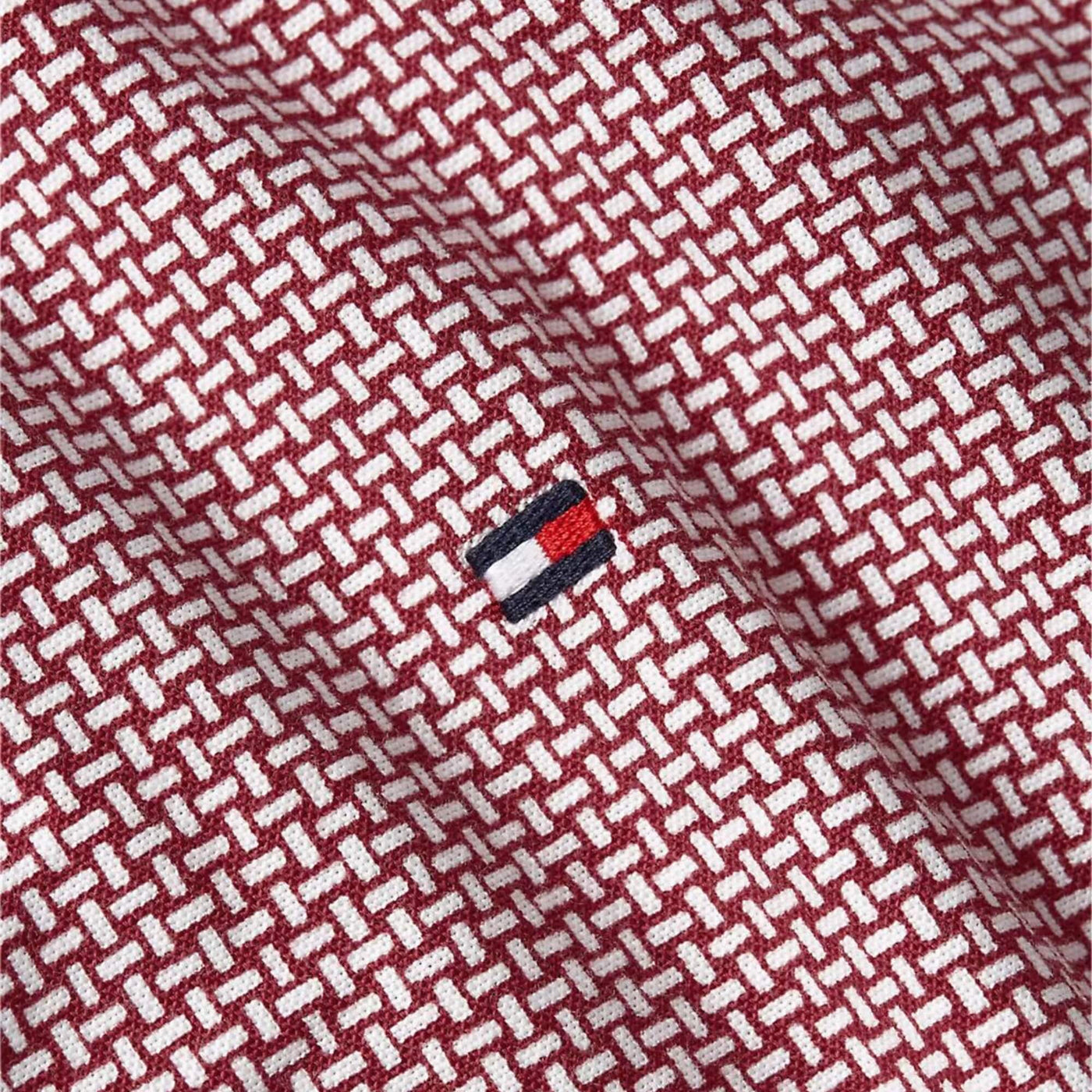 Camisas Tommy Hilfiger Hombre Oxford Basketweave Prt Rf Shirt · imagen 3