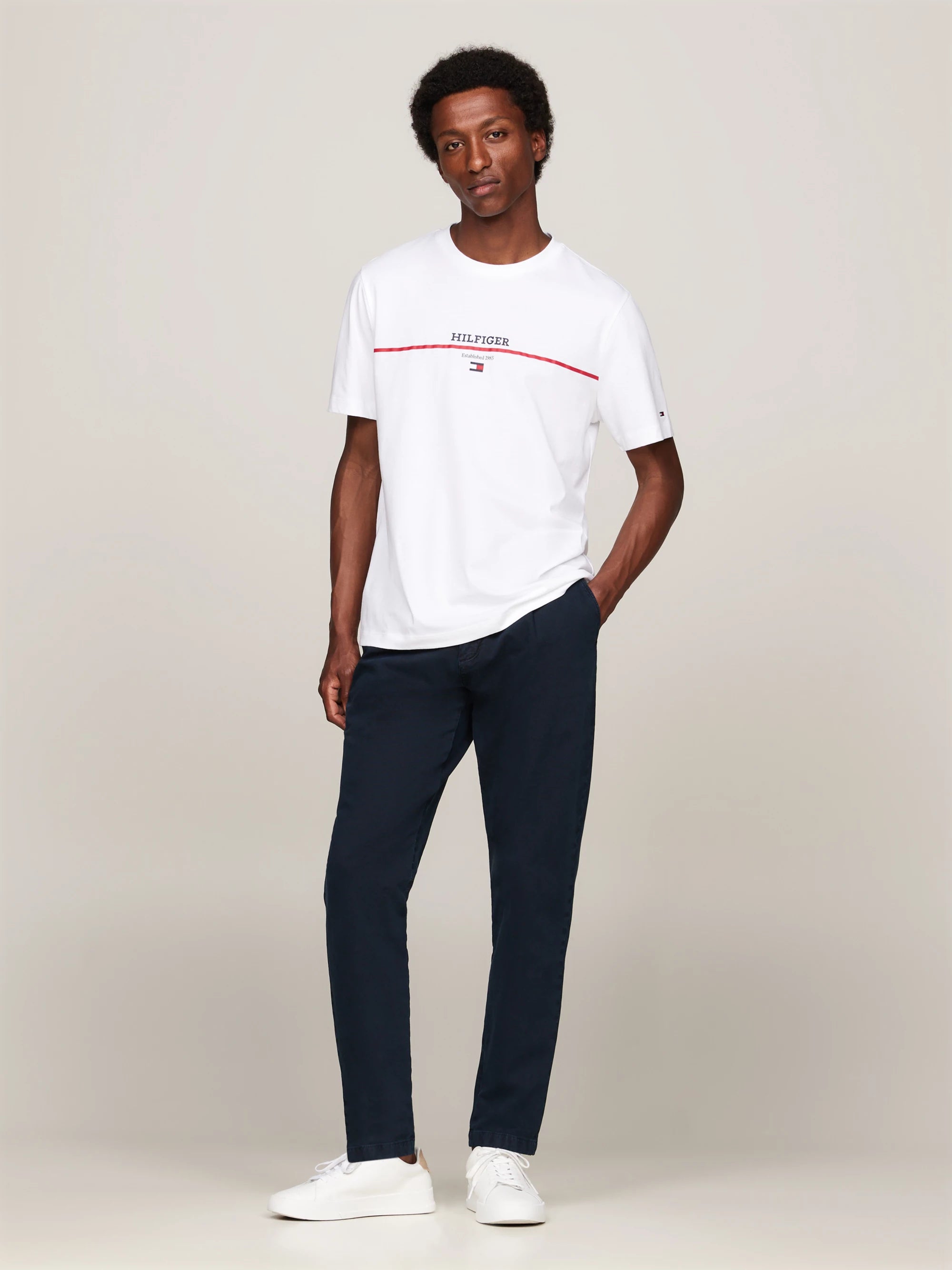 Camisetas Tommy Hilfiger Hombre Hilfiger Stripe Tee · imagen 2