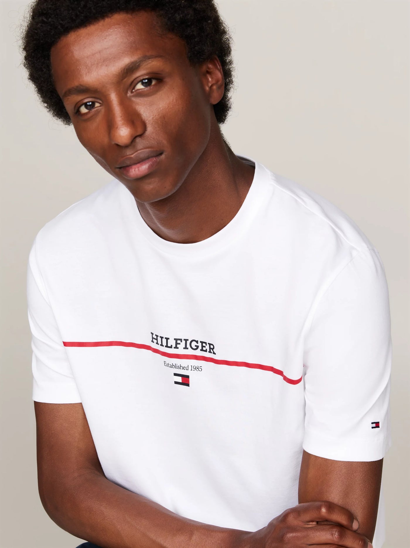 Camisetas Tommy Hilfiger Hombre Hilfiger Stripe Tee · imagen 3