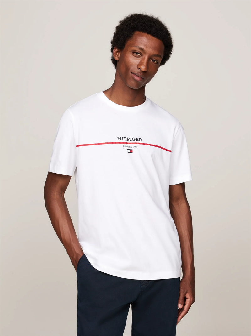 Camisetas Tommy Hilfiger Hombre Hilfiger Stripe Tee