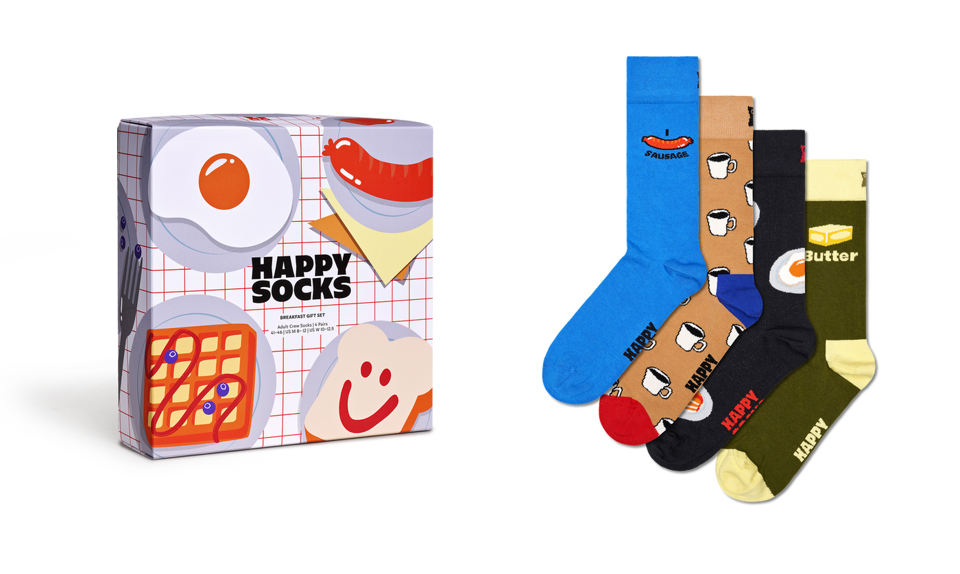 Calcetines Happy Socks Hombre Pack 4 Breakfast Gift Set · imagen 2