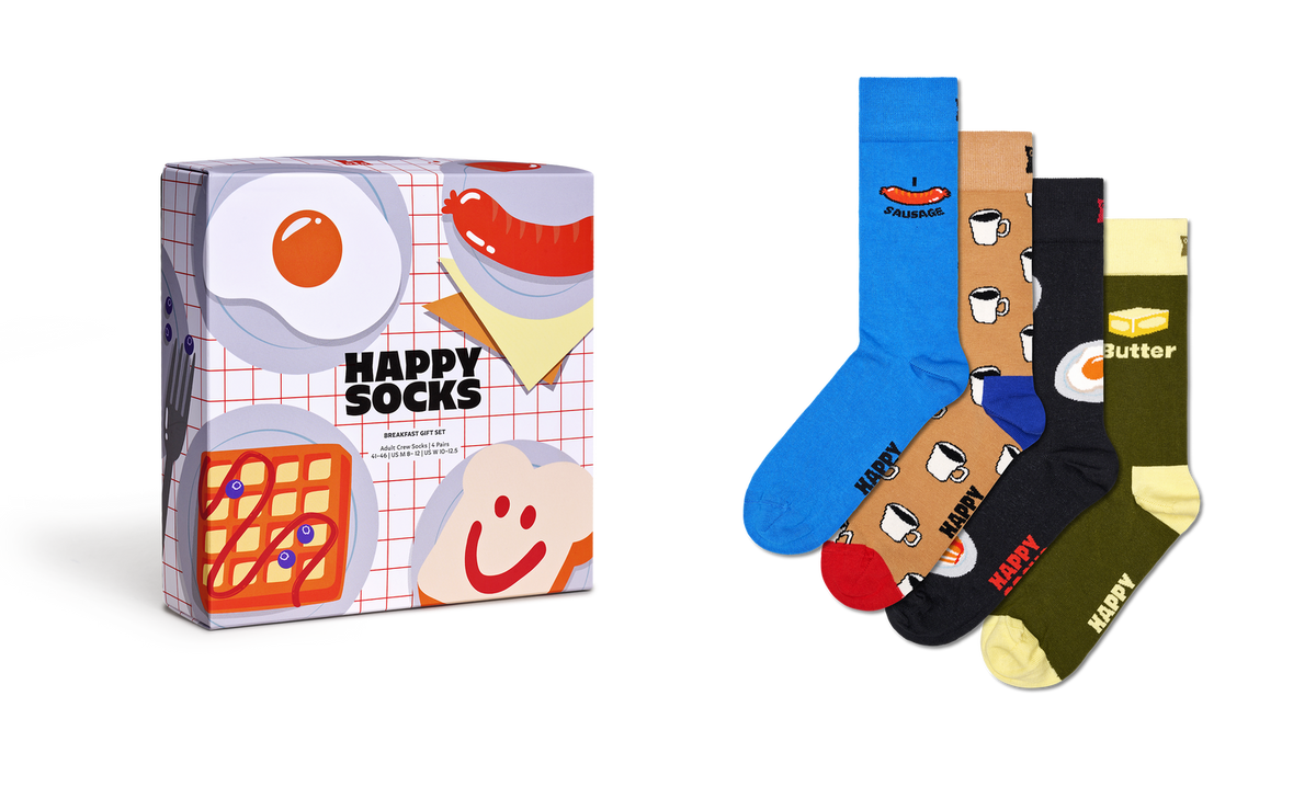 Calcetines Happy Socks Hombre Pack 4 Breakfast Gift Set · imagen 2
