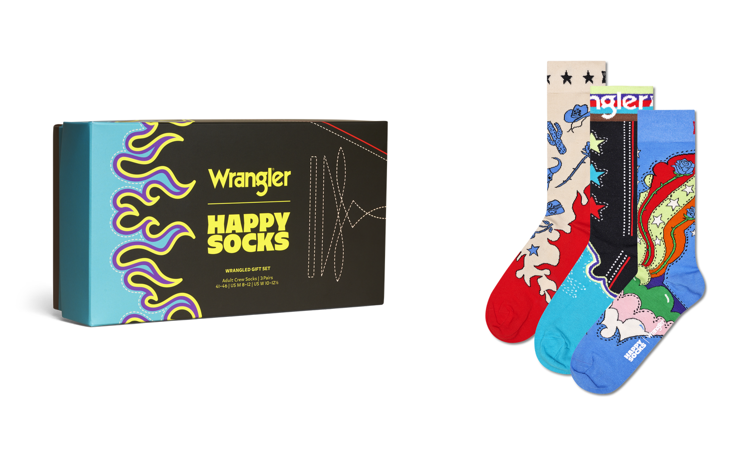 Calcetines Wrangler 3-Pack Wrangled Gift Set | Happy Socks · imagen 2
