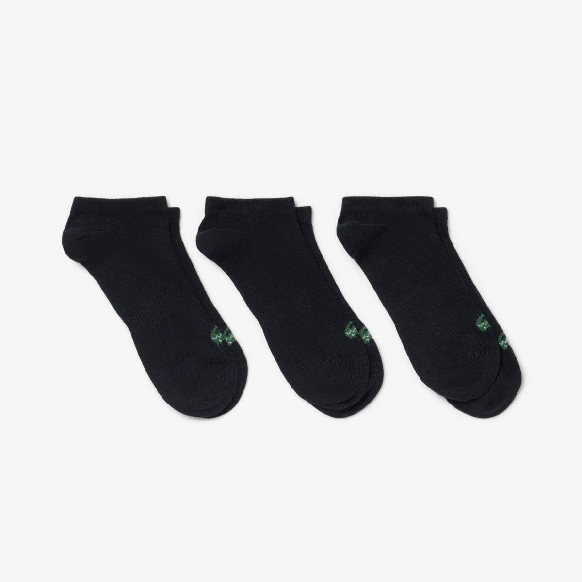 Pack 3 Calcetines Tobilleros Sneaker Negro RA9101 | Lacoste · imagen 1