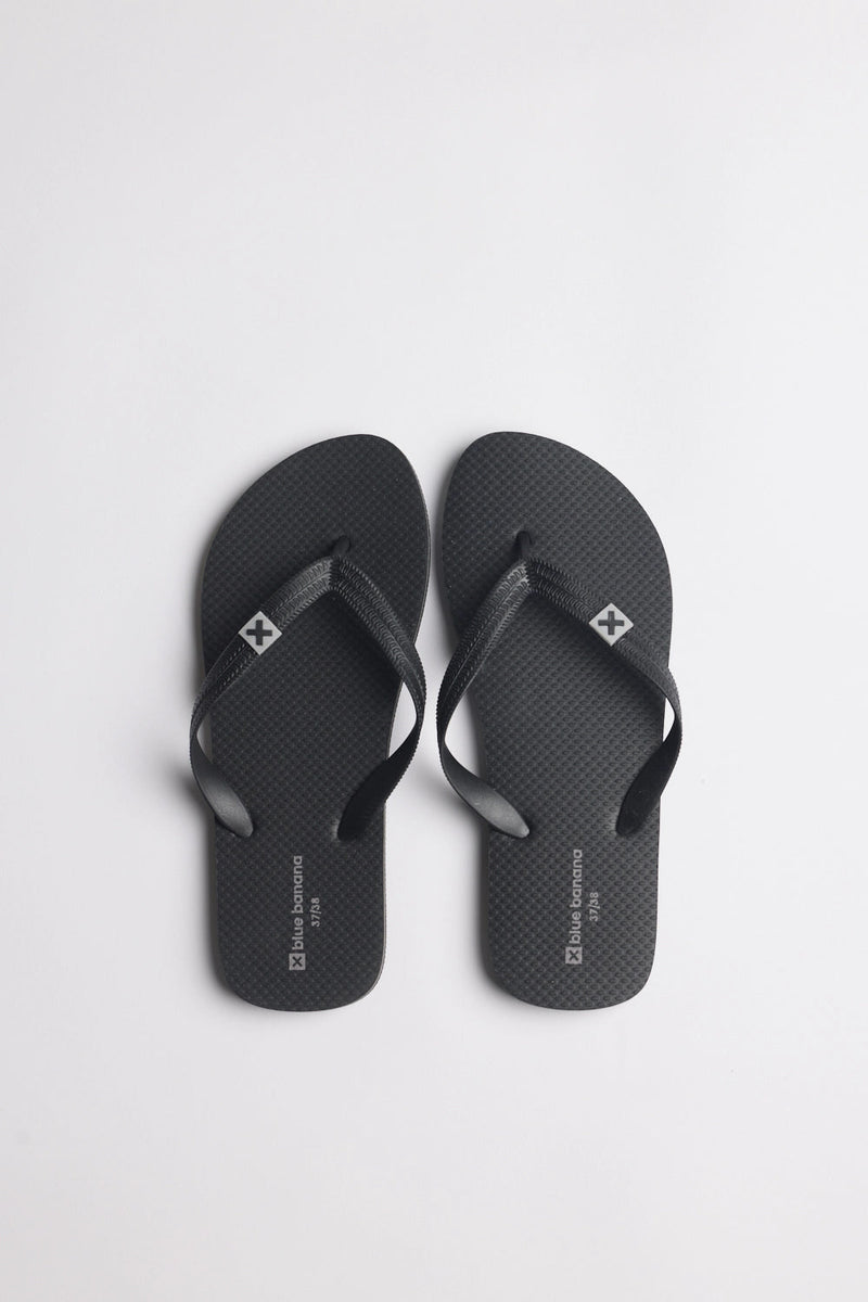 Chanclas Riley Negras | Blue Banana