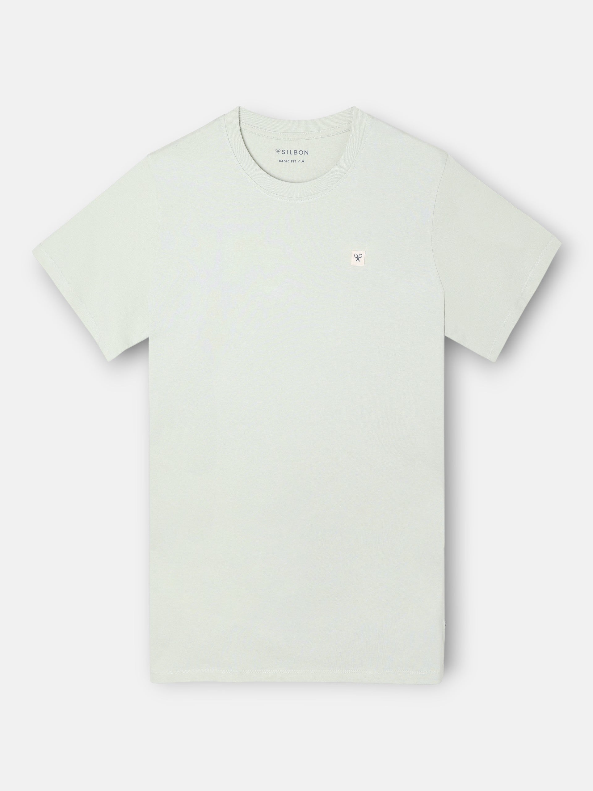 Camiseta Silbon Hombre Lisa Parche Verde Claro · imagen 5