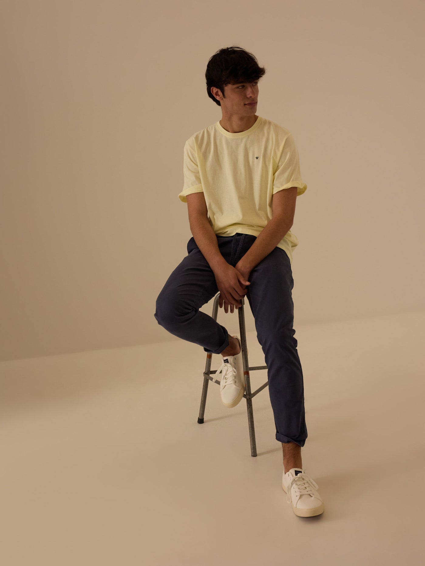 Camiseta Silbon Hombre Minilogo Amarillo · imagen 1