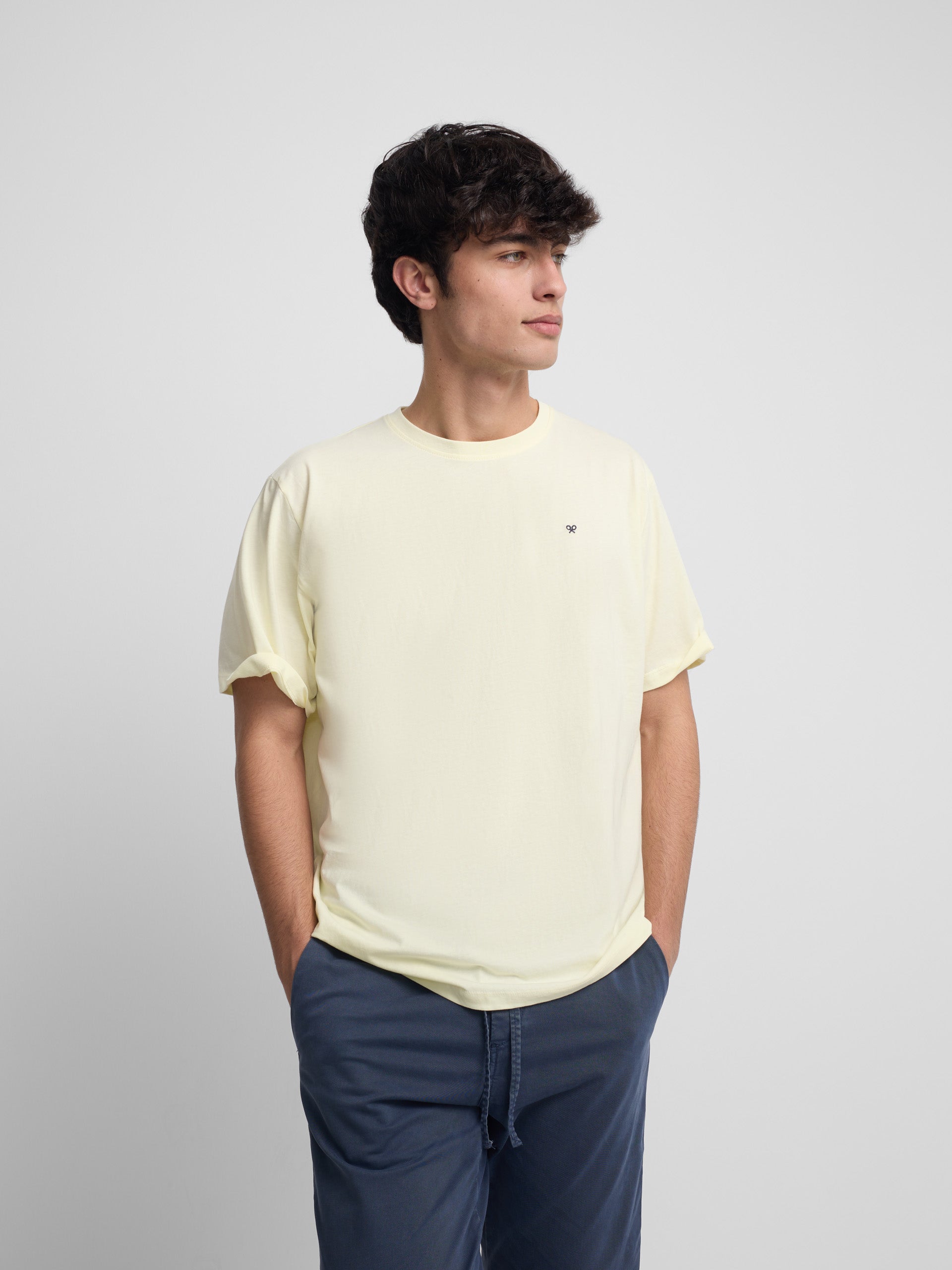 Camiseta Silbon Hombre Minilogo Amarillo · imagen 6