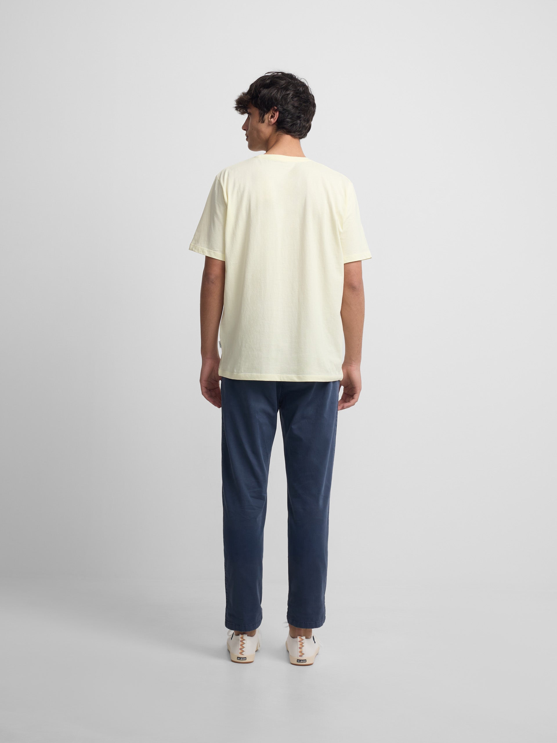 Camiseta Silbon Hombre Minilogo Amarillo · imagen 9