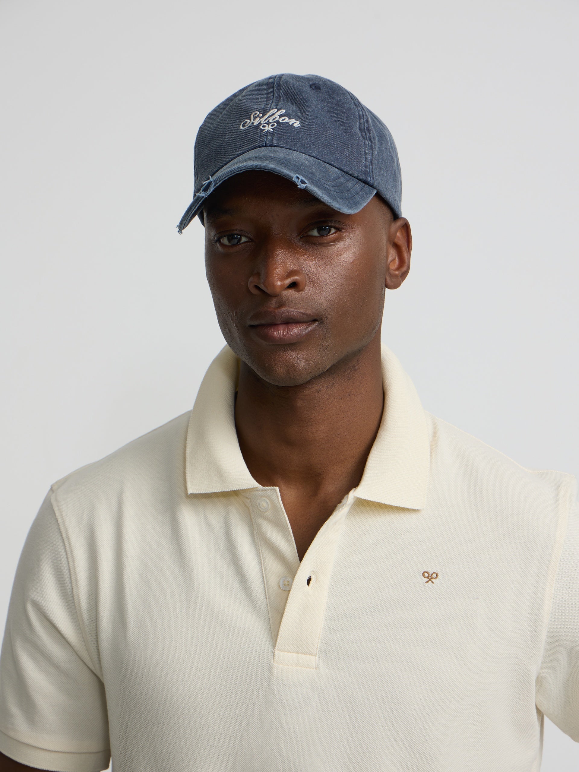Polo Silbon Hombre Clásico Liso Crema · imagen 3