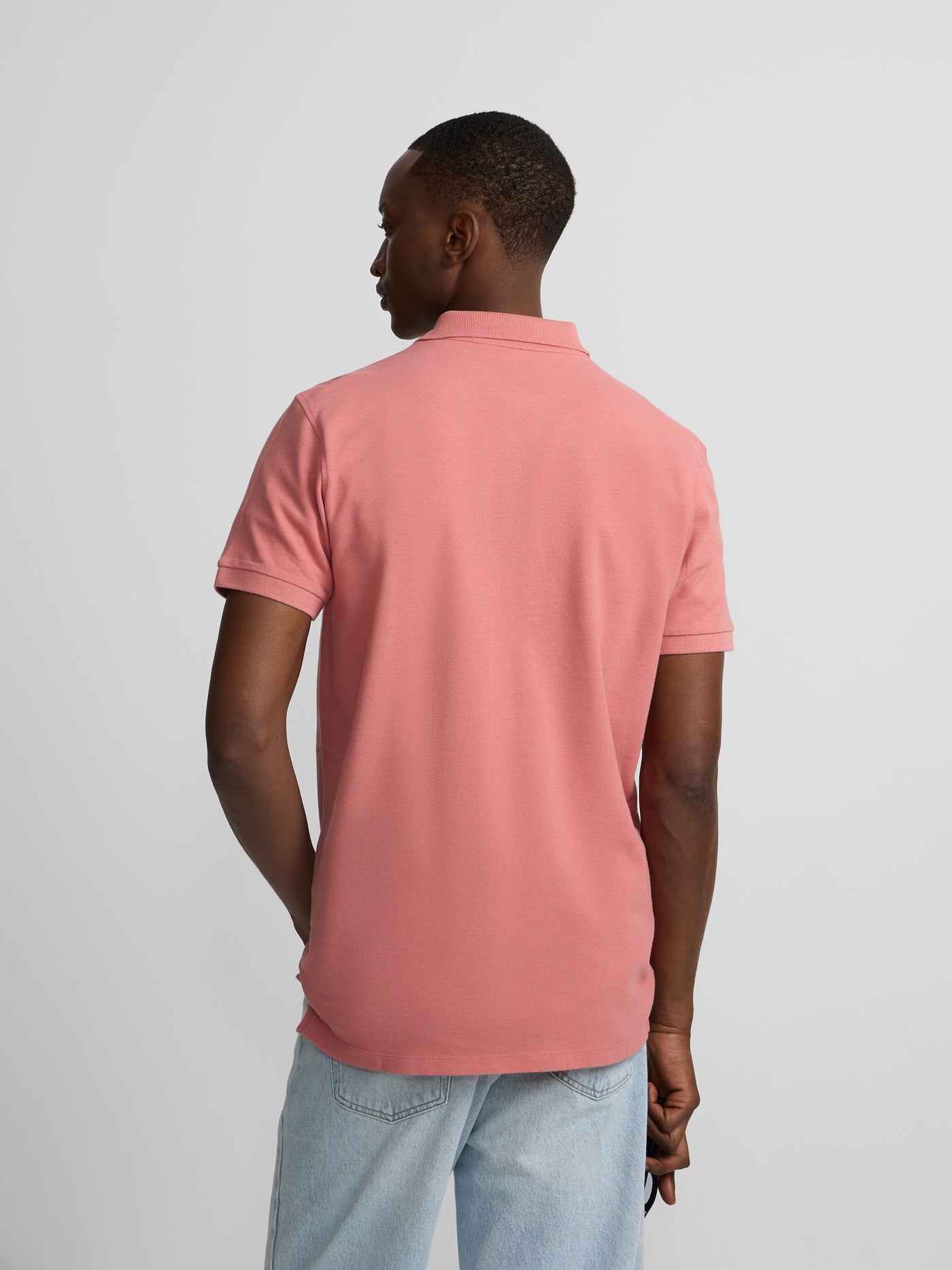 Polo Silbon Hombre Clásico Liso Coral · imagen 8
