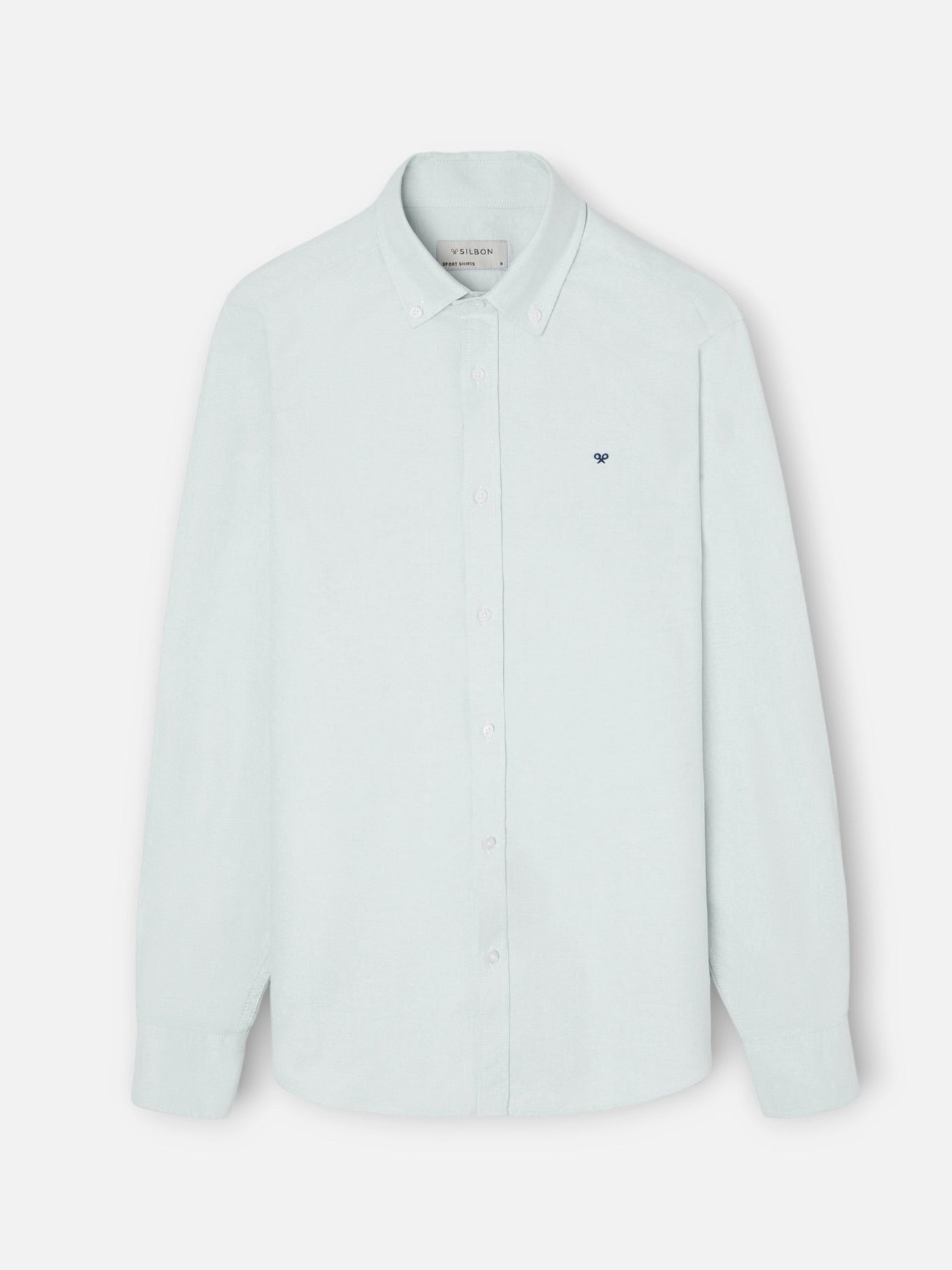 Camisa Silbon Hombre Sport Oxford Verde Claro · imagen 4
