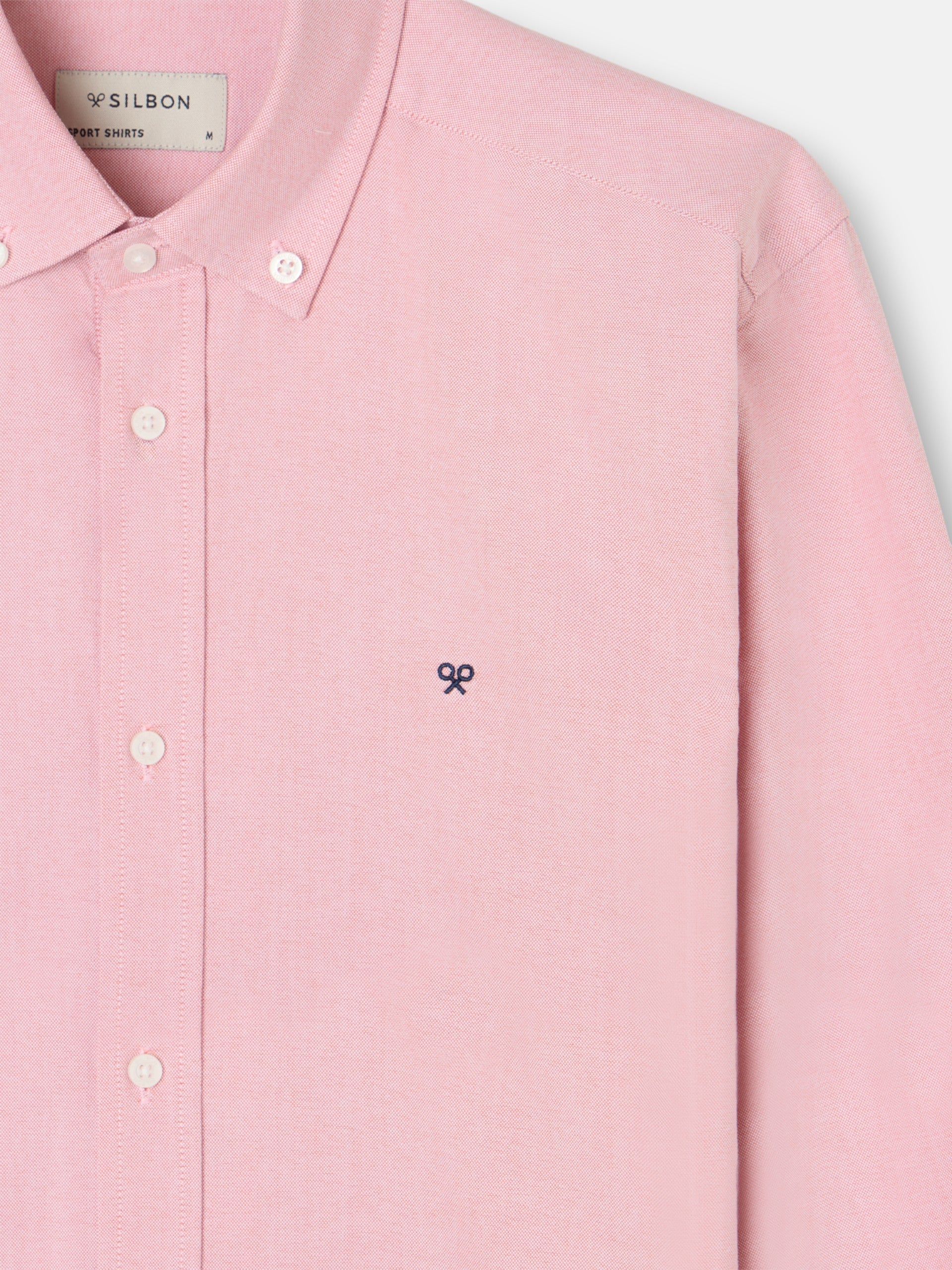 Camisa Silbon Hombre Sport Oxford Coral · imagen 2