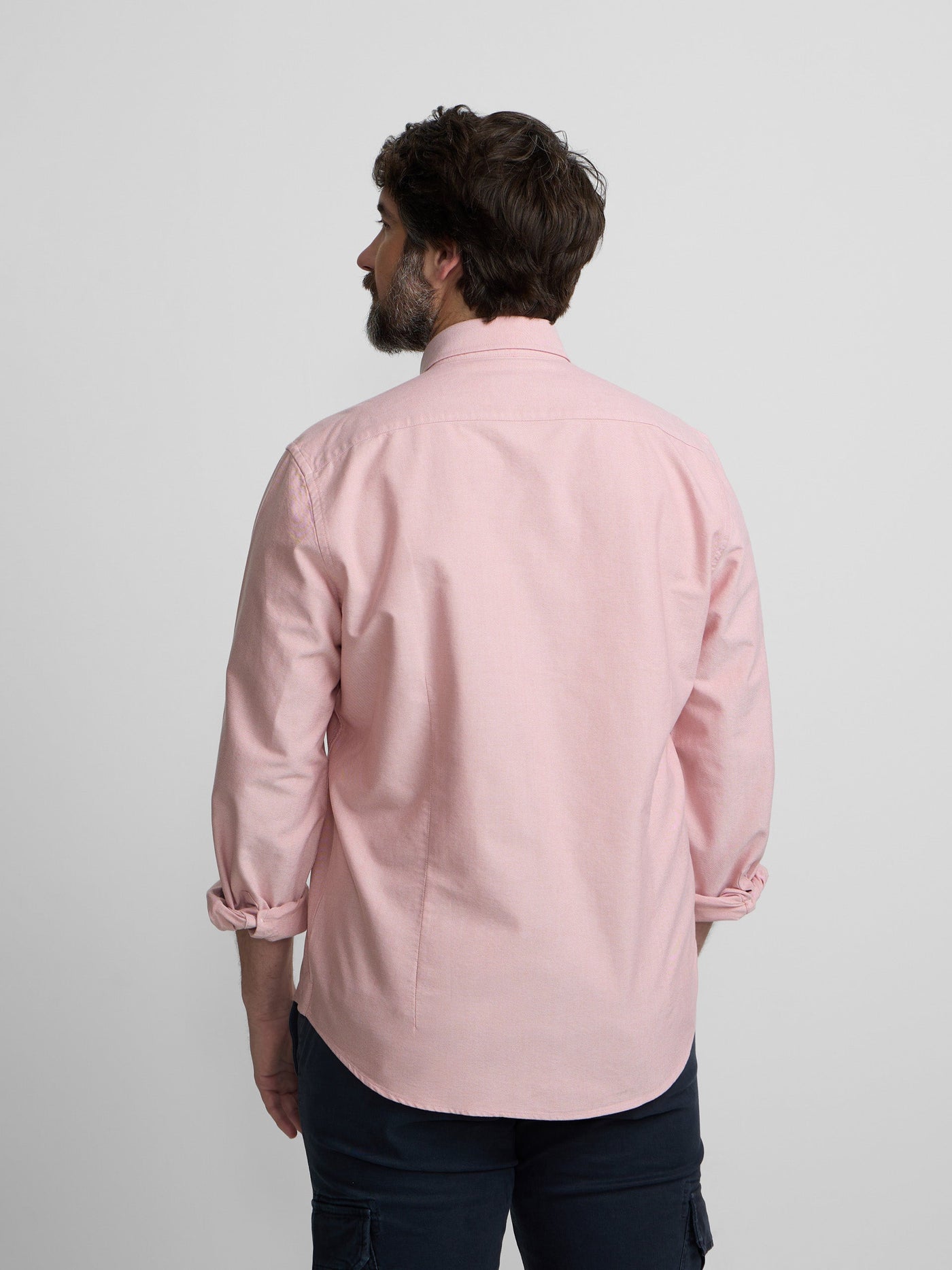 Camisa Silbon Hombre Sport Oxford Coral · imagen 9
