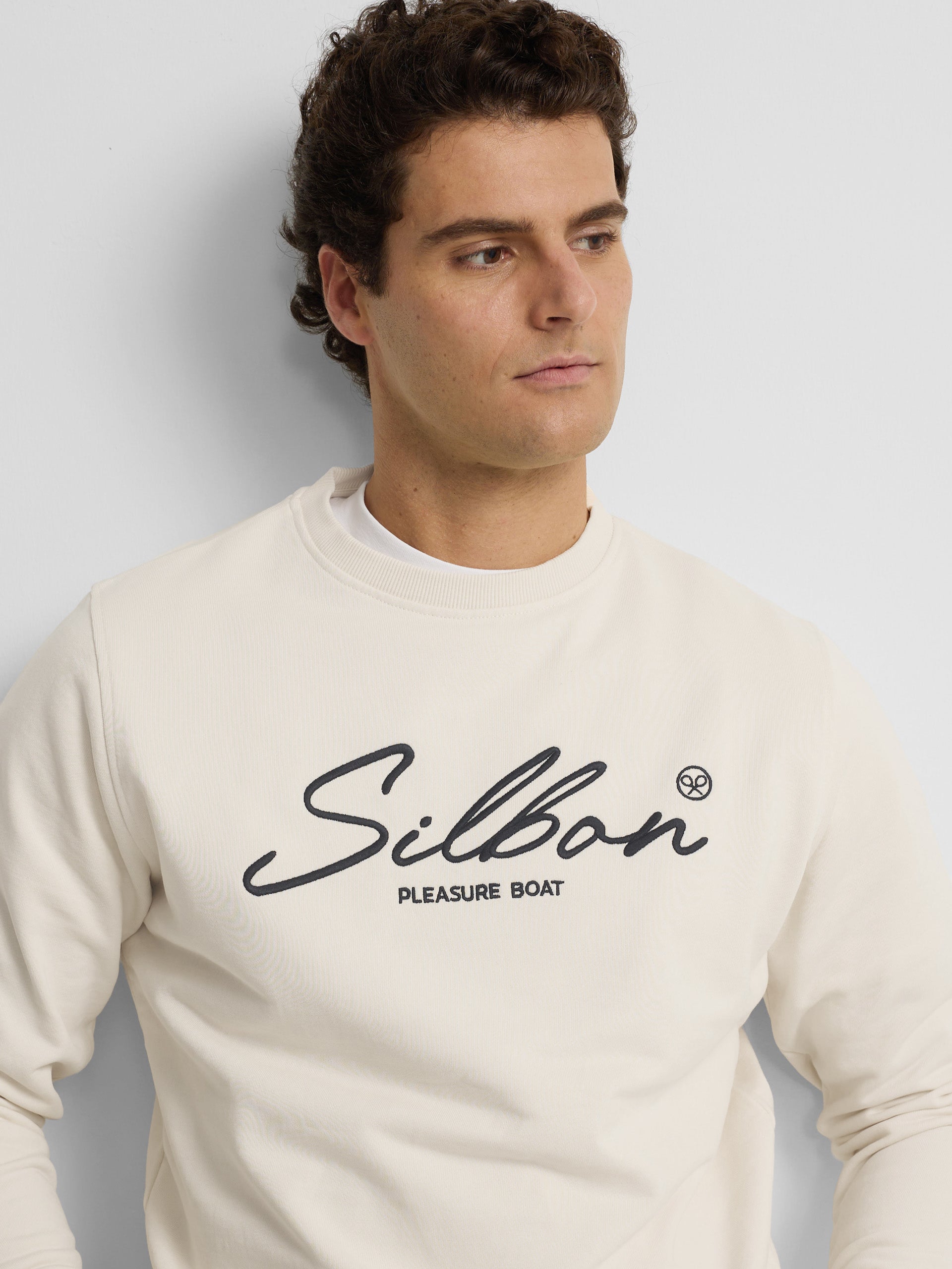 Sudadera Silbon Hombre Pleasure Crema · imagen 3