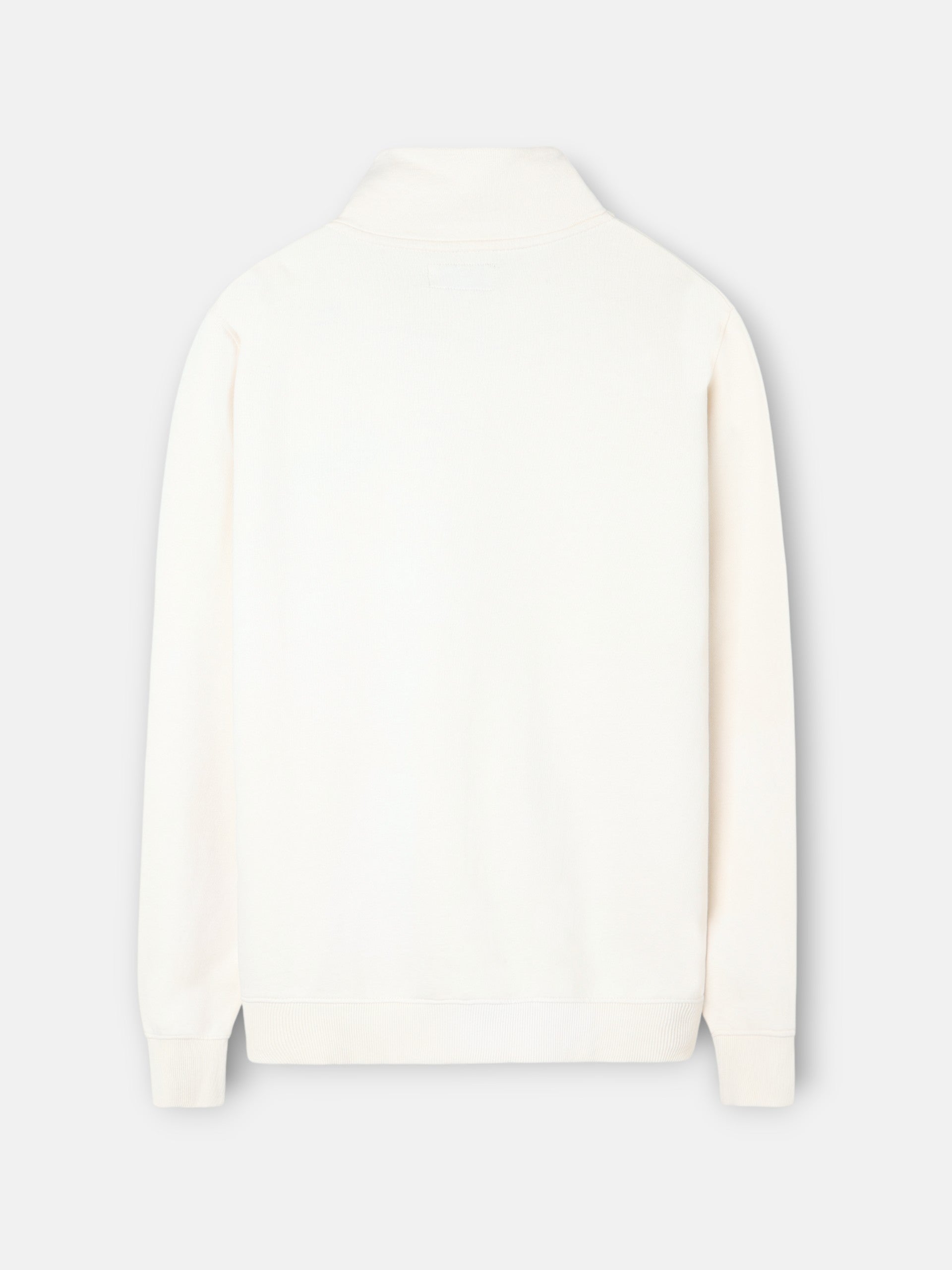 Sudadera Silbon Hombre Cremallera Bordado Crema · imagen 6