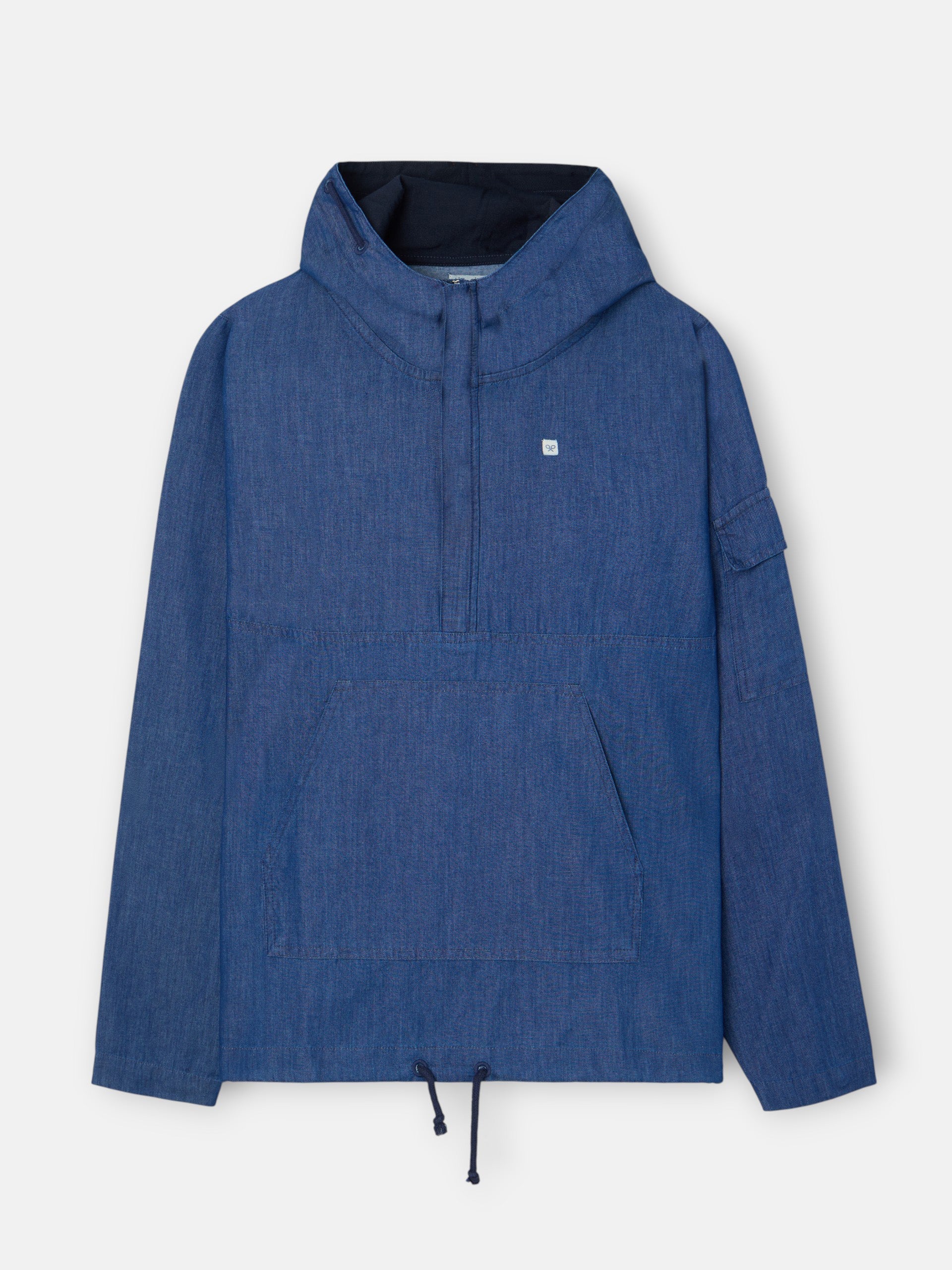 Cortavientos Silbon Hombre Denim Capucha Azul · imagen 11