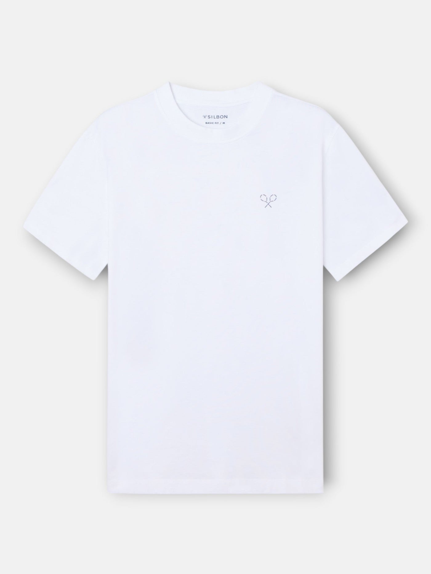 Camiseta Silbon Hombre Raquetas Lettering Blanco · imagen 9