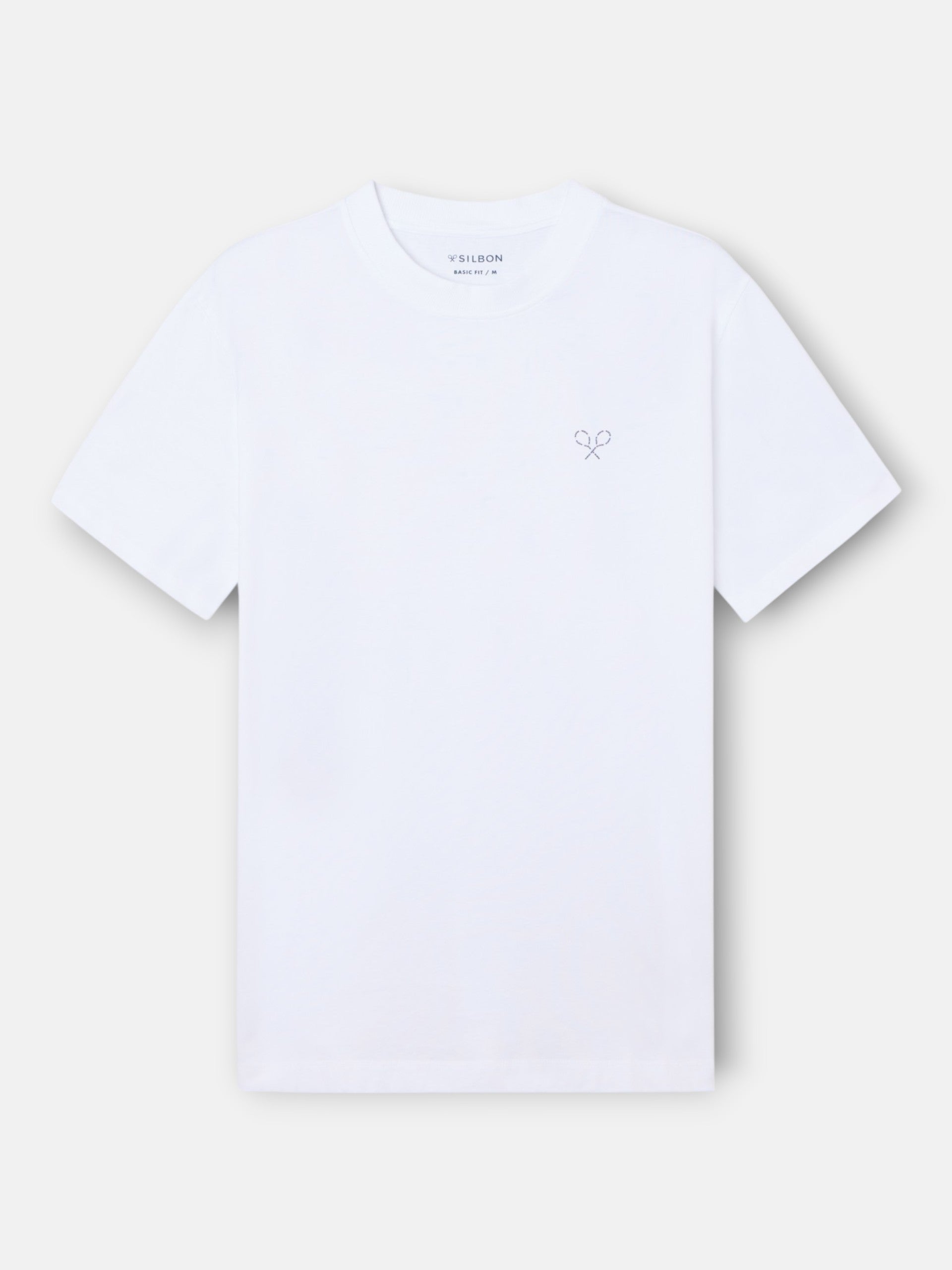 Camiseta Silbon Hombre Raquetas Lettering Blanco · imagen 9