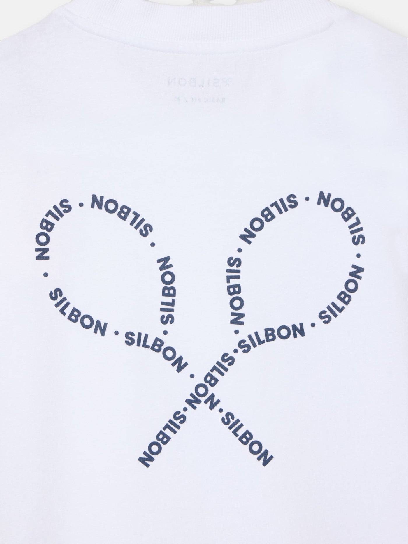 Camiseta Silbon Hombre Raquetas Lettering Blanco · imagen 8